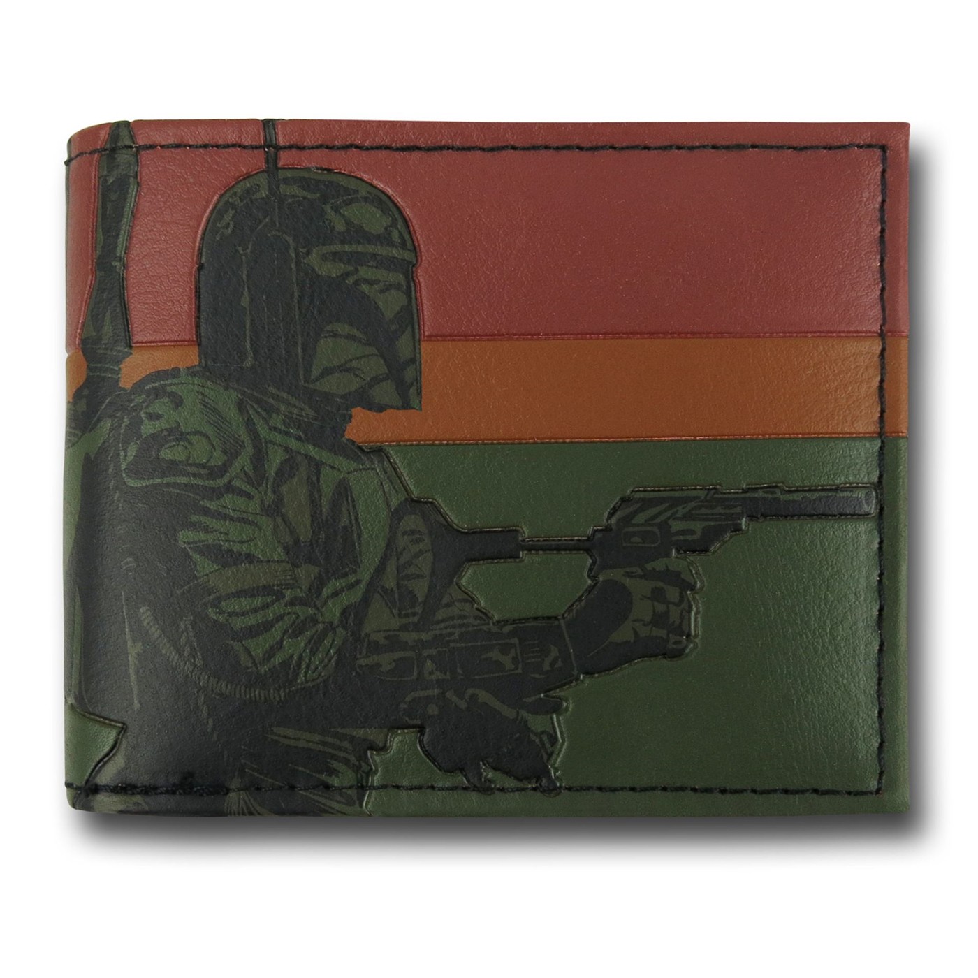 Star Wars Boba Fett Tri-Color Bi-Fold Wallet