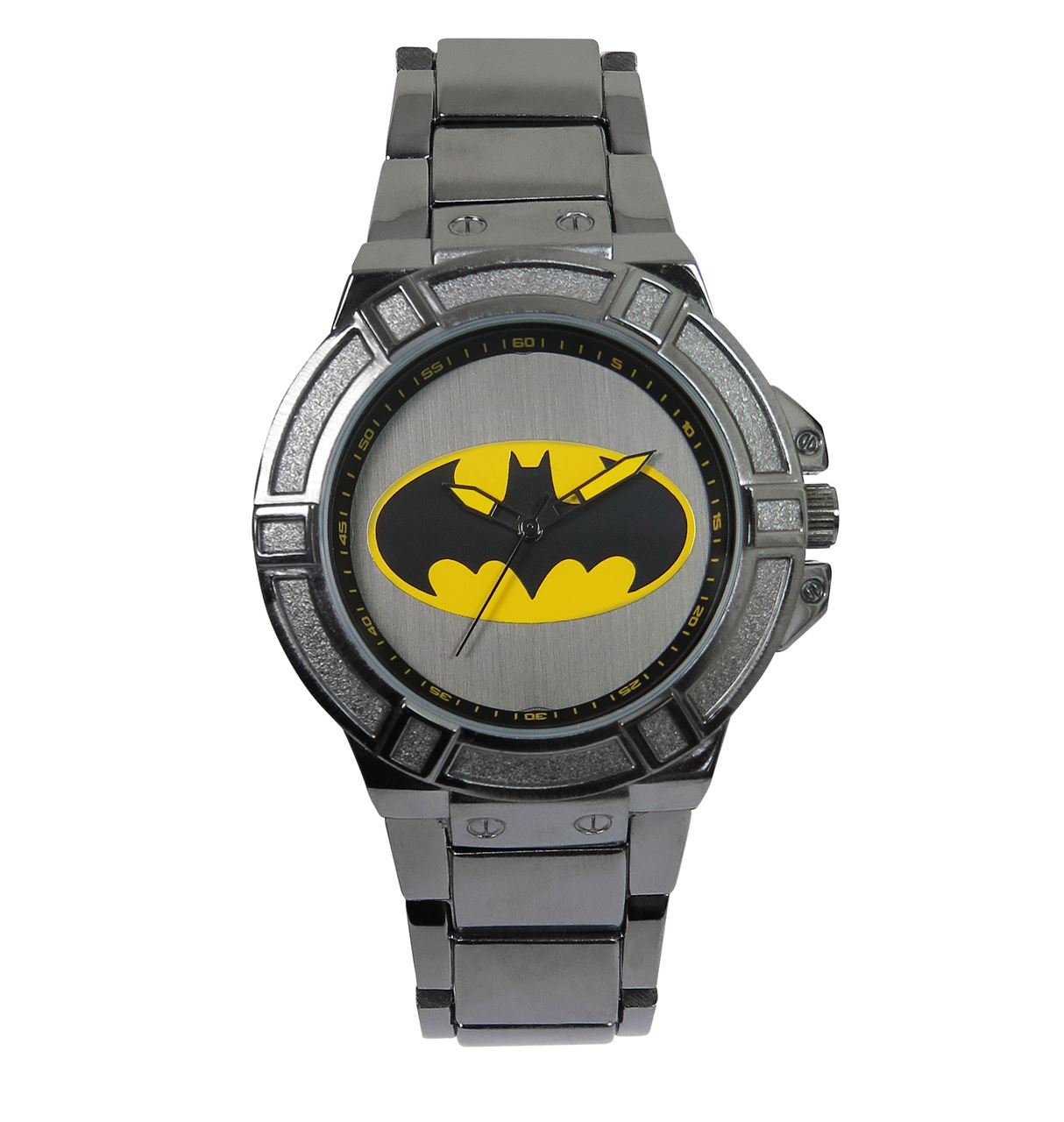 Batman Classic Symbol Watch with Metal Band