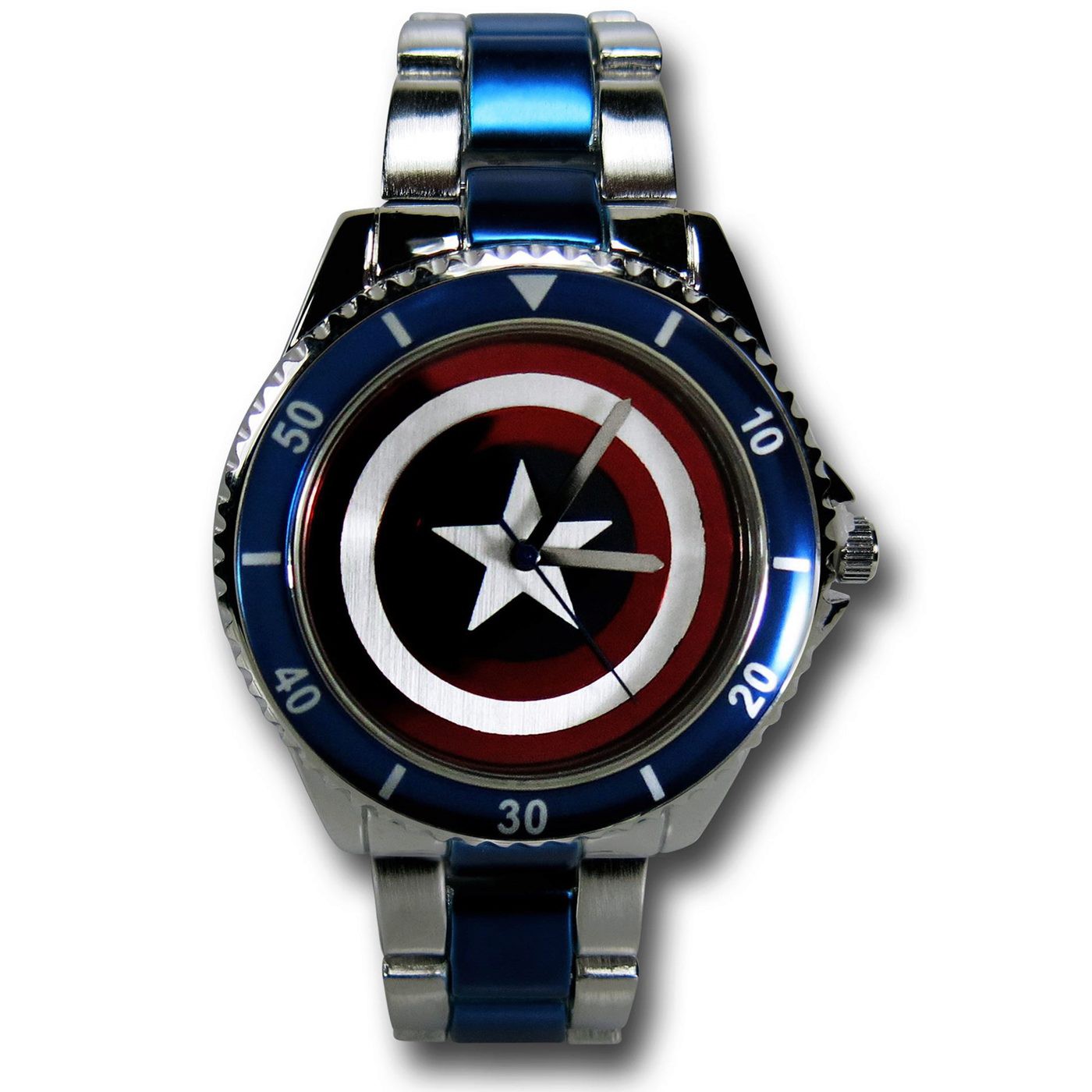 Captain America Shield Stainless Steel Watch