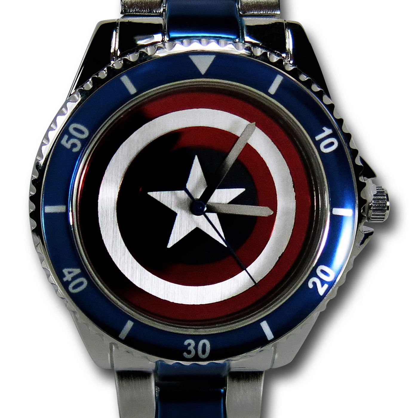 Captain America Shield Stainless Steel Watch