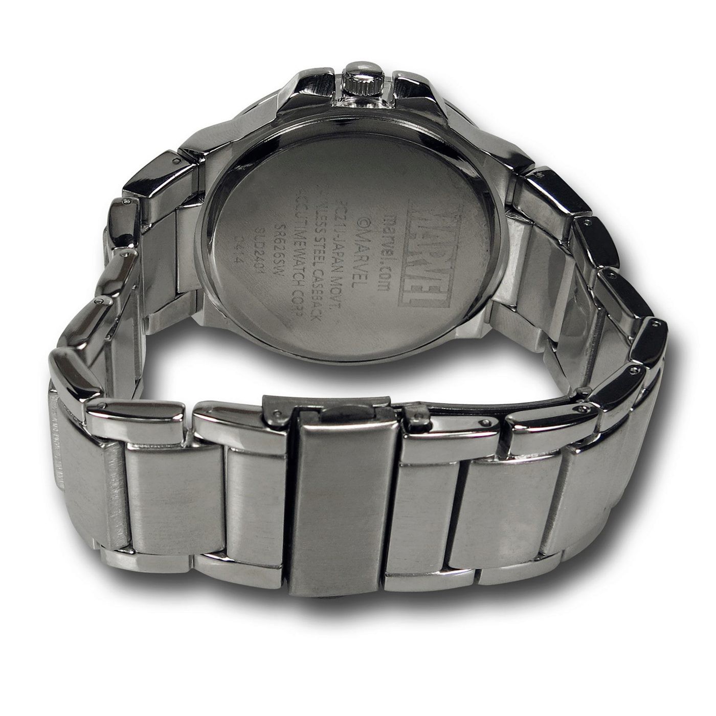 SHIELD Symbol Silver Watch with Metal Band