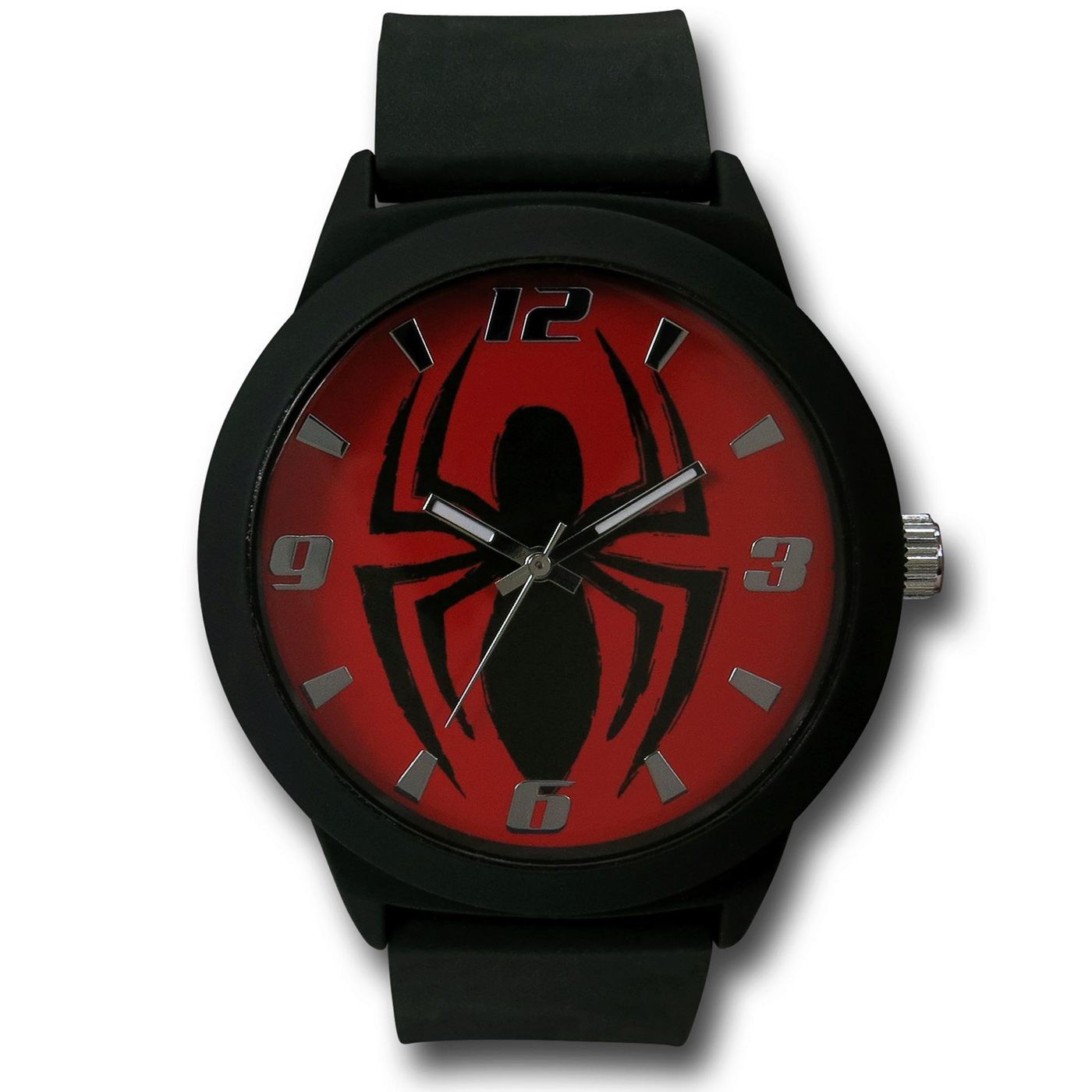 Spiderman Symbol Watch with Silicone Band