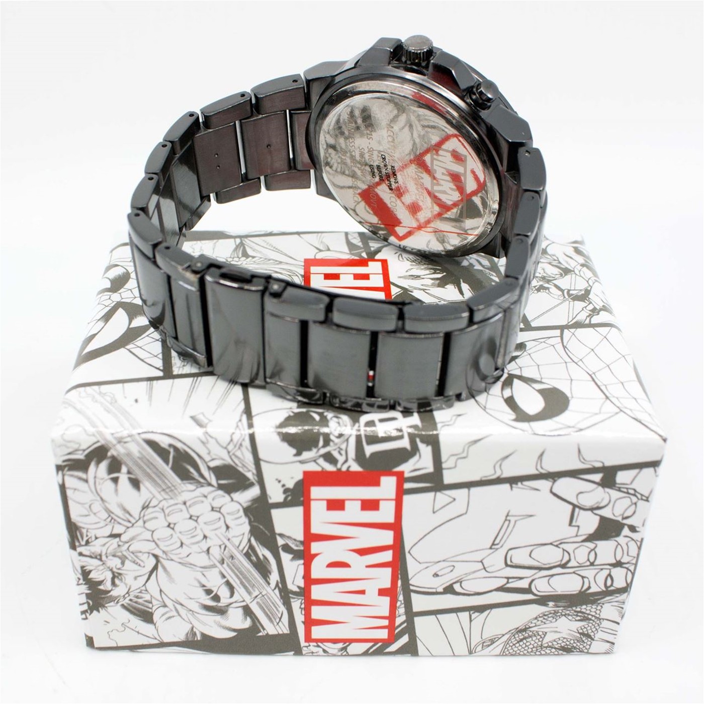 Venom Backlight Symbol Watch with Metal Band