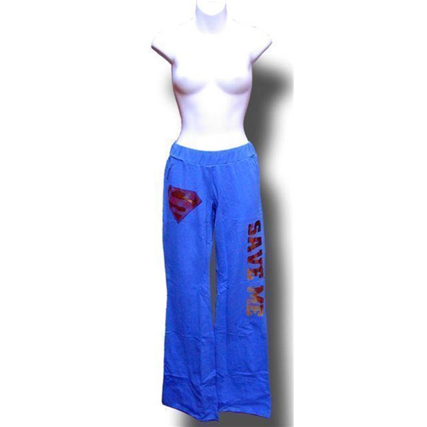 Supergirl Yoga Pants With Foil Symbol