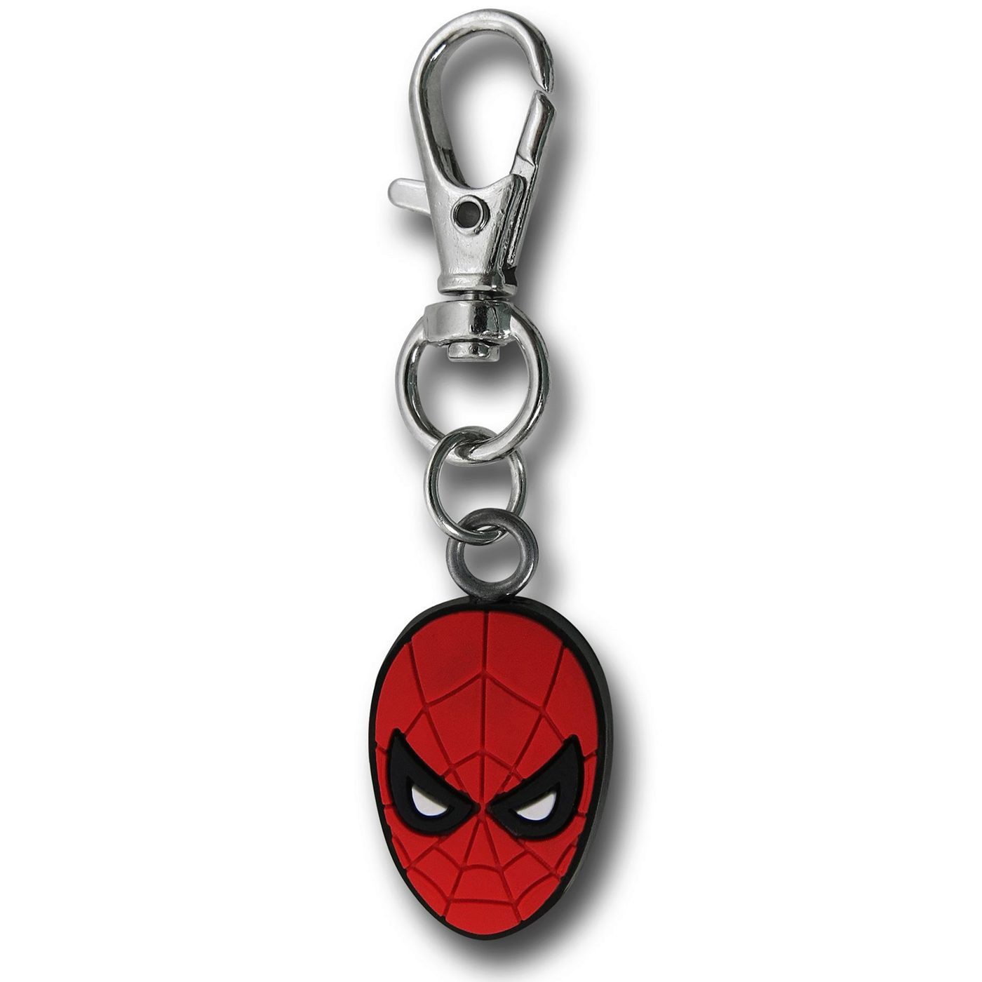 Spiderman Head Zipper Pull