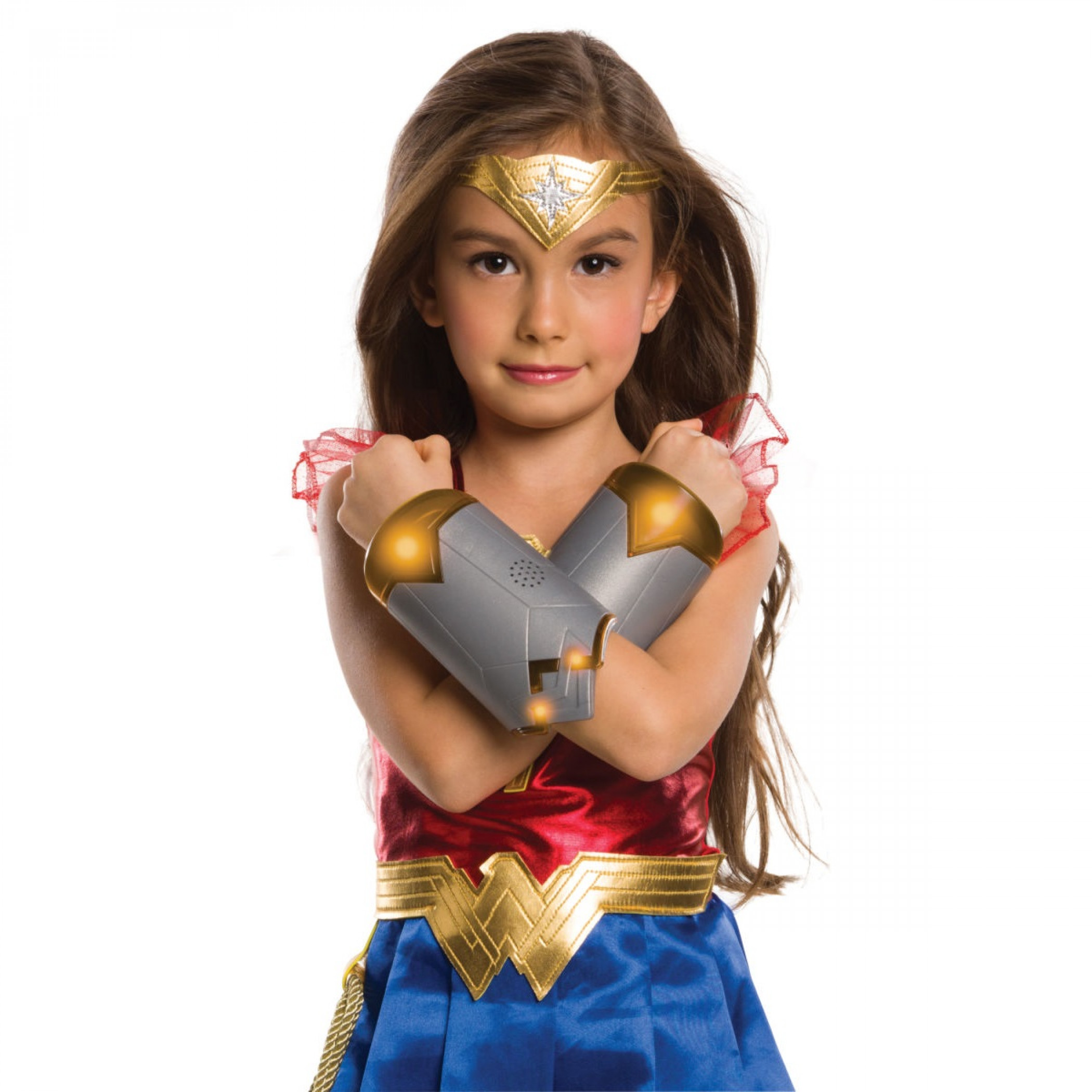 Wonder Woman Youth Deluxe Light Up Costume Gauntlets