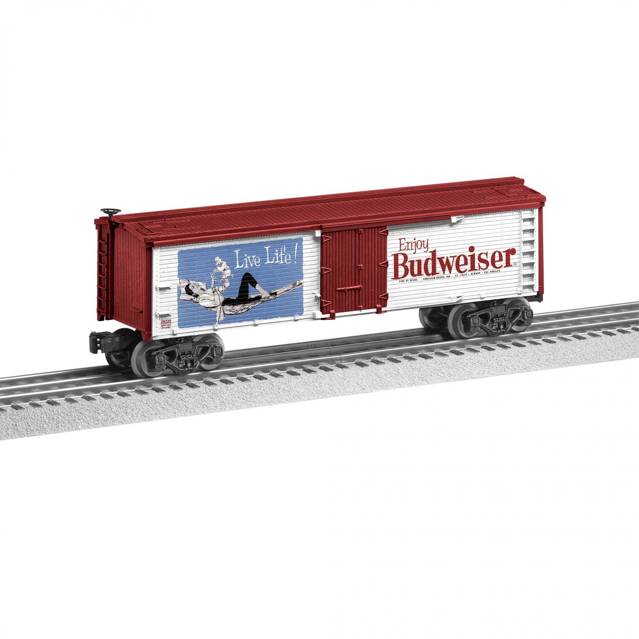 Anheuser-Busch Live Life Budweiser Lionel Reefer Train Car