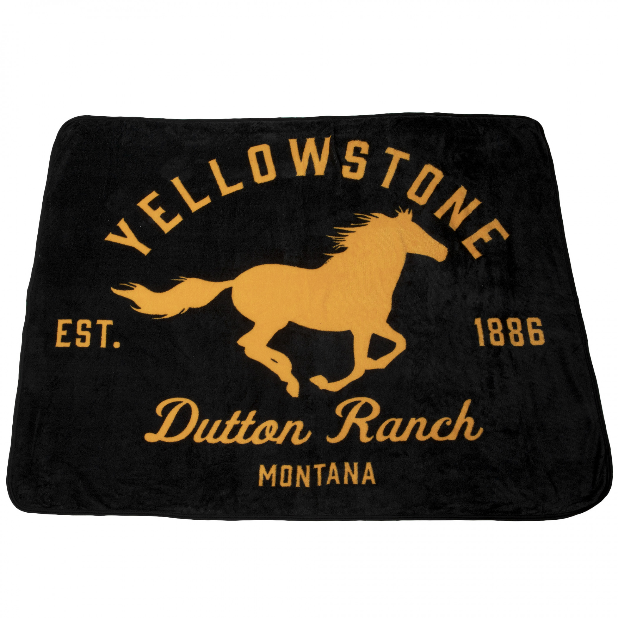 Yellowstone Dutton Ranch Fleece Throw Blanket