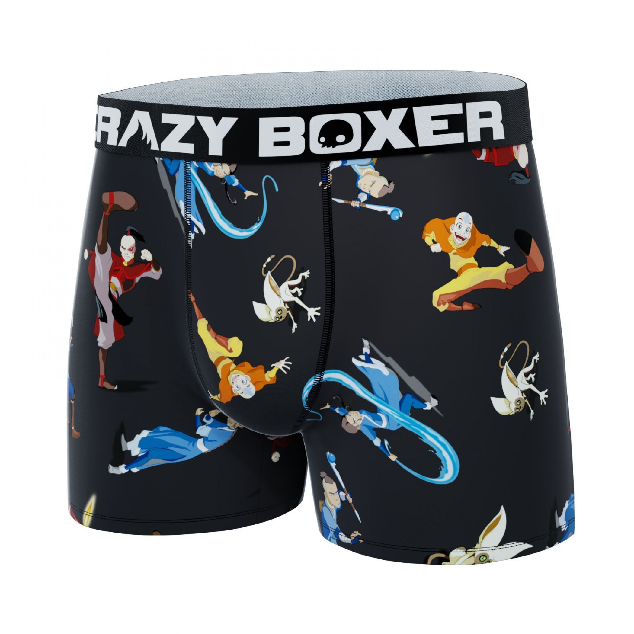 Crazy Boxers Avatar Action Poses Men's Boxer Briefs