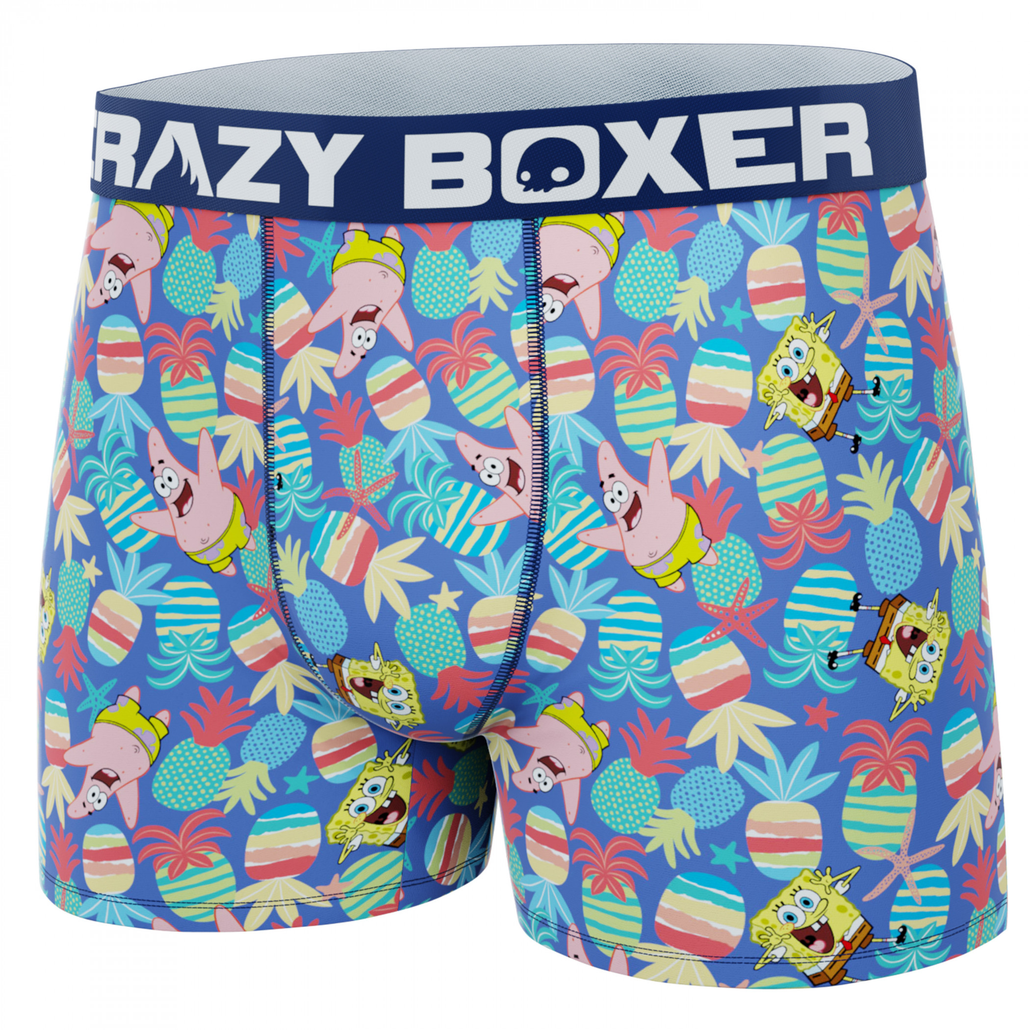 Crazy Boxer SpongeBob SquarePants Tropical Pineapple Fun Boxer Briefs