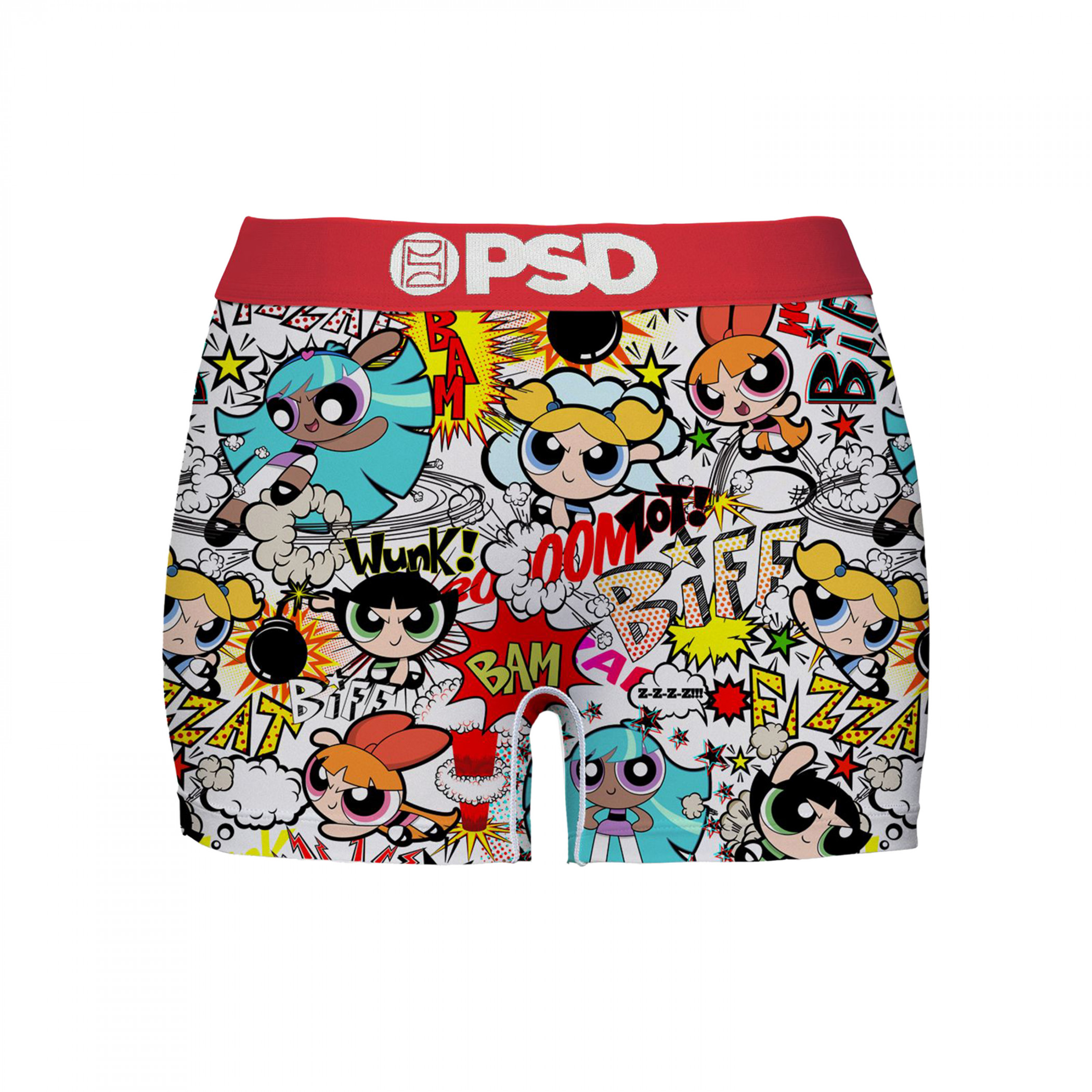 Powerpuff Girls Bubble Bomb PSD Boy Shorts Underwear