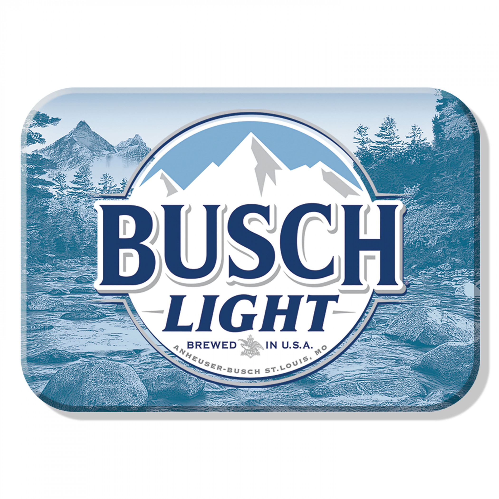 Busch Light Cool Mountains Tin Magnet