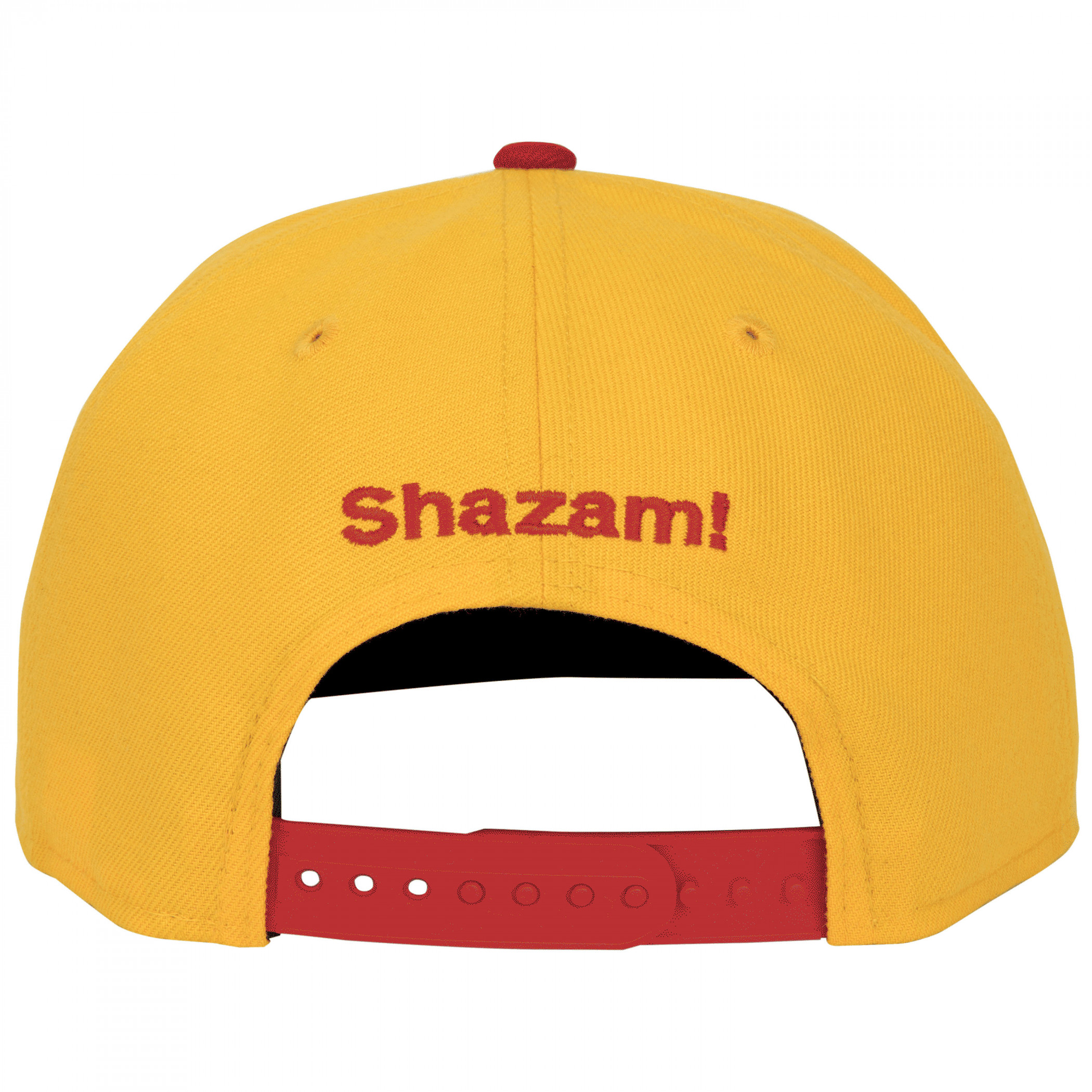 Shazam Symbol Red and Gold Colorway New Era 9Fifty Adjustable Hat