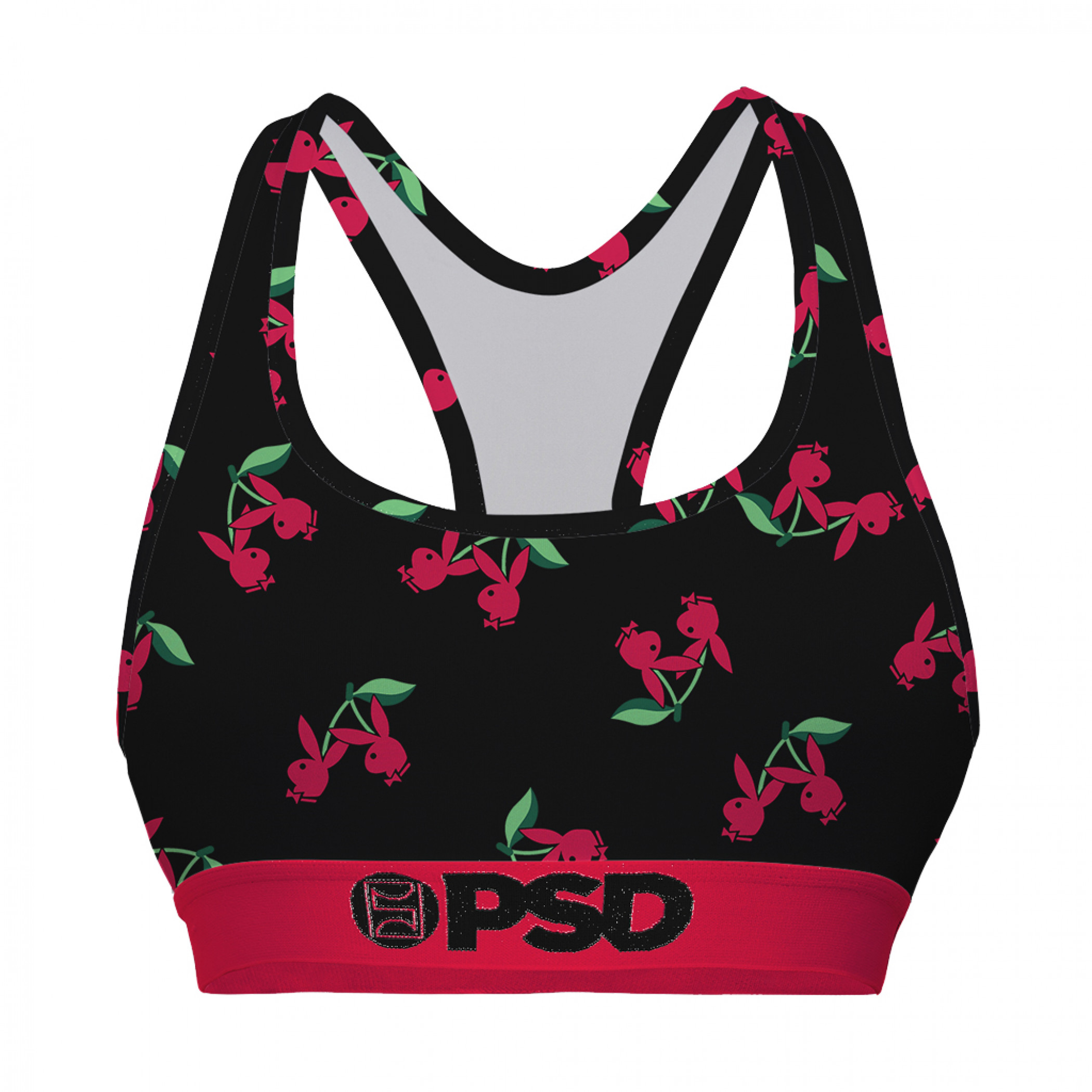 PSD Womens Cherry Trip Sports Bra Pink