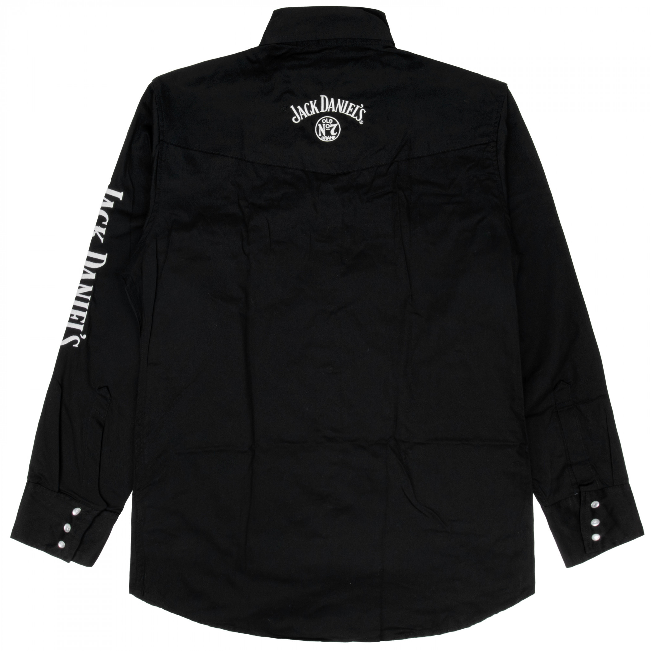 Jack Daniel's Button-Up Long-Sleeve Shirt - Black - WearYourBeer Jack Daniel's Button-Up Long-Sleeve Shirt - Black - WearYourBeer
