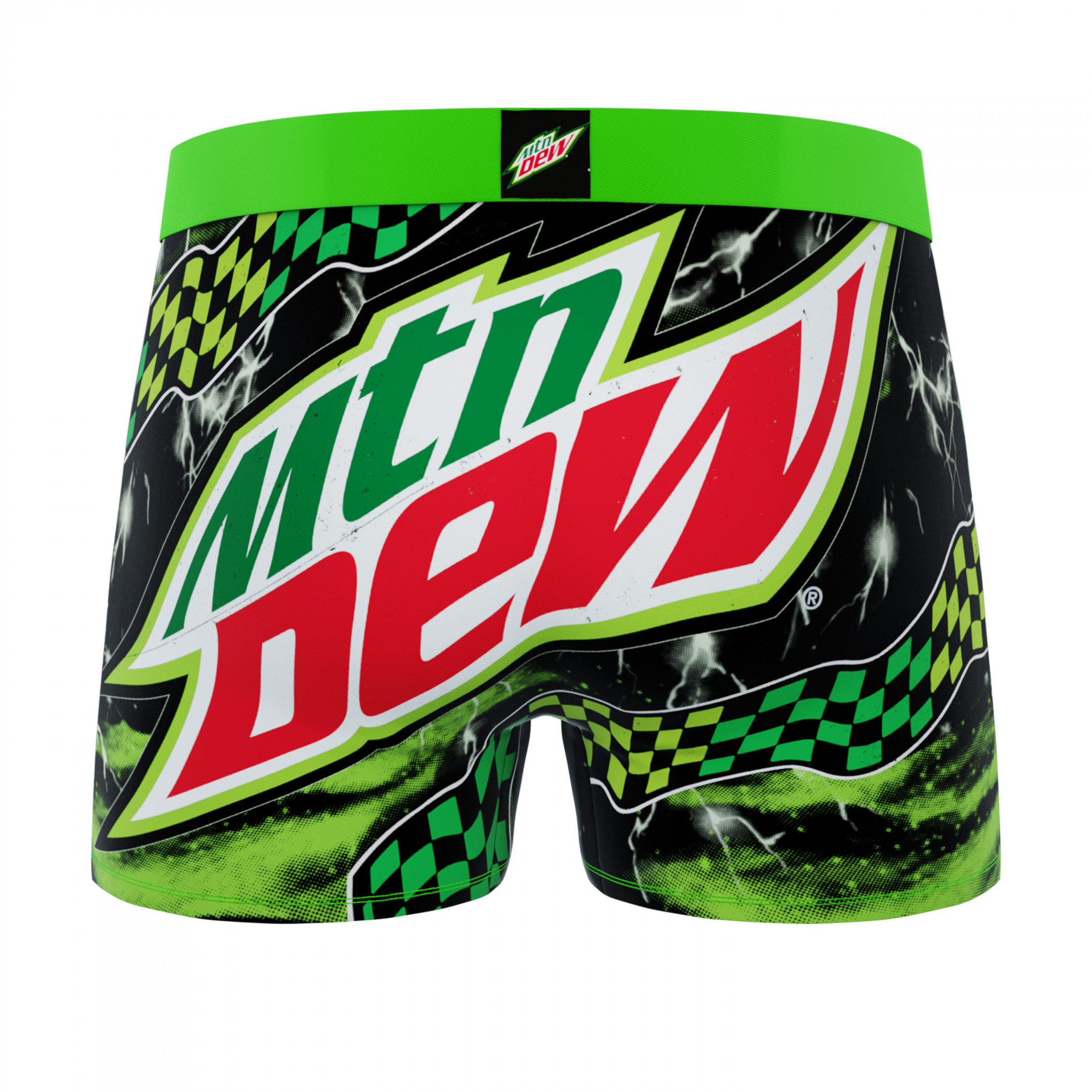 Crazy Boxers Mountain Dew Logo Boxer Briefs and Socks in Soda Can