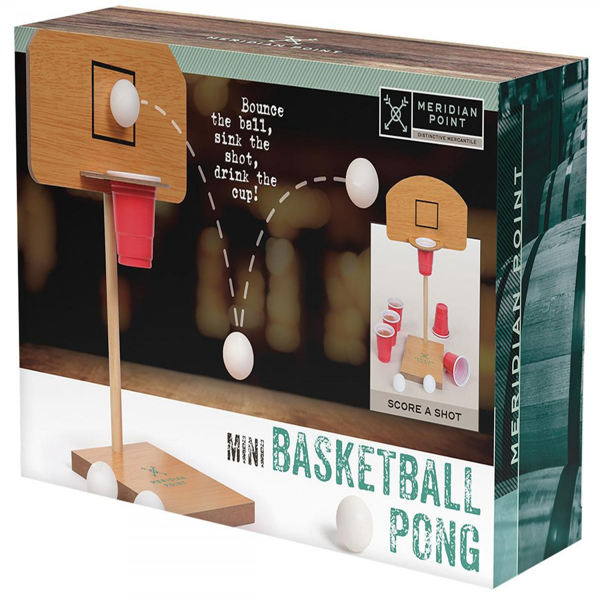 Mini Basketball Pong Drinking Game