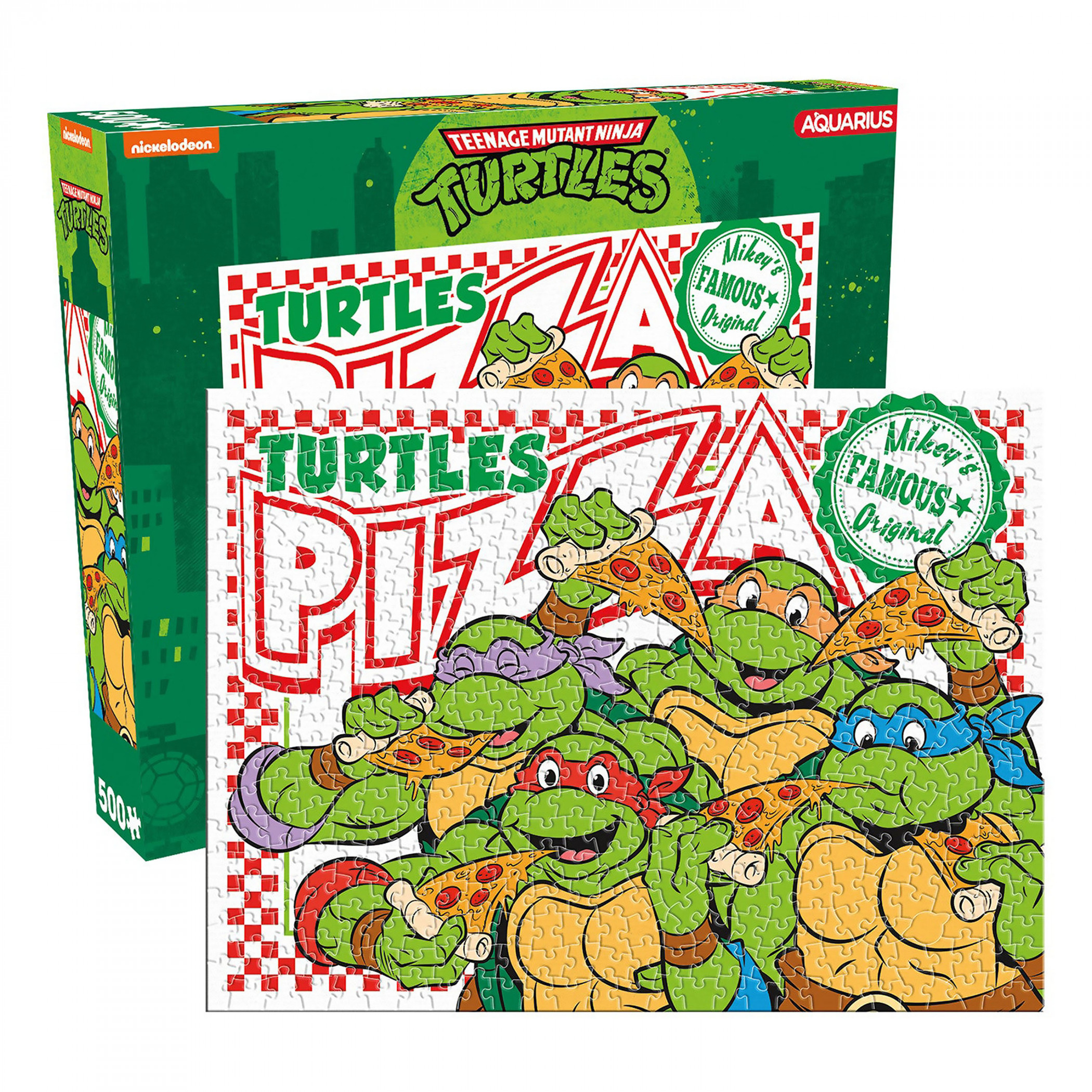 Teenage Mutant Ninja Turtles Pizza Box 500-Piece Puzzle