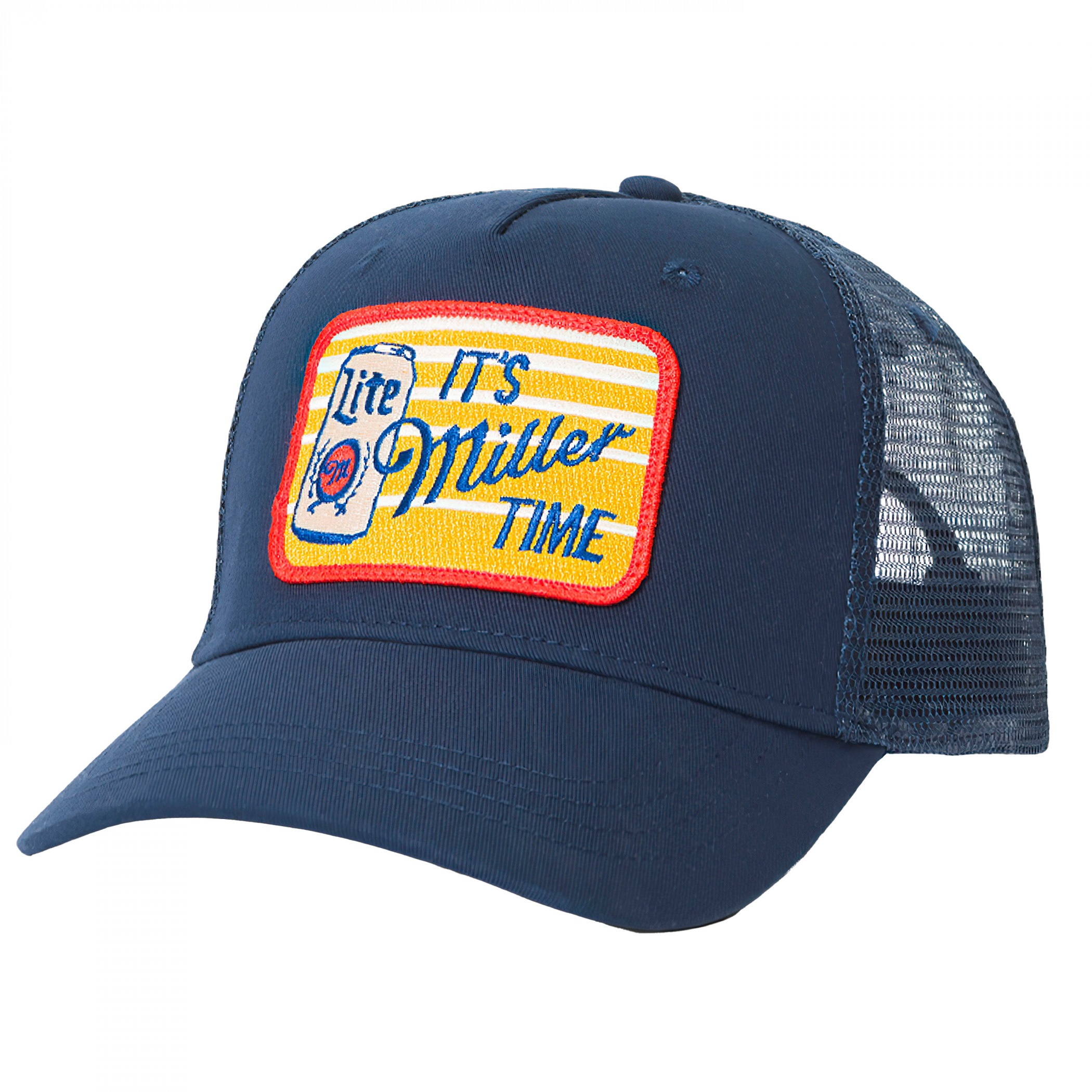 Miller High Life It's Miller Time Trucker Hat By Junk Food