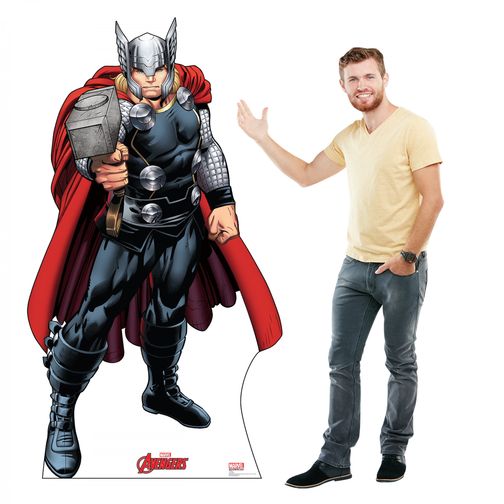 Avengers Animated Thor Cardboard Stand Up