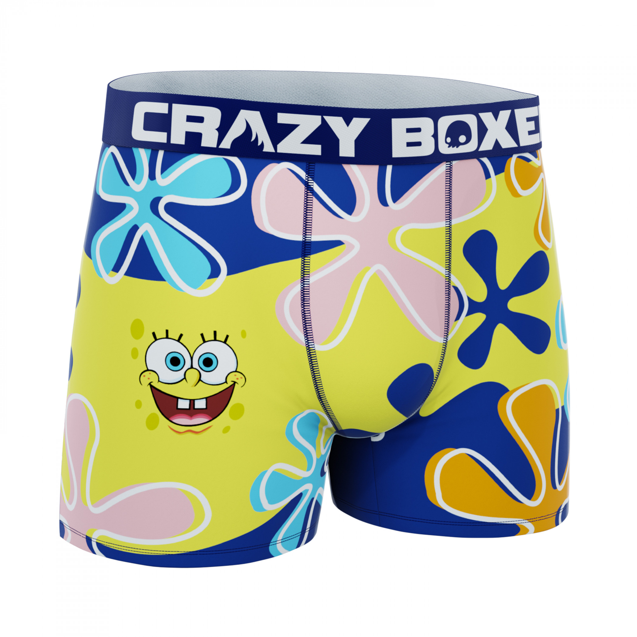 Crazy Boxers SpongeBob SquarePants Coral Reef Boxer Briefs in Gift Box