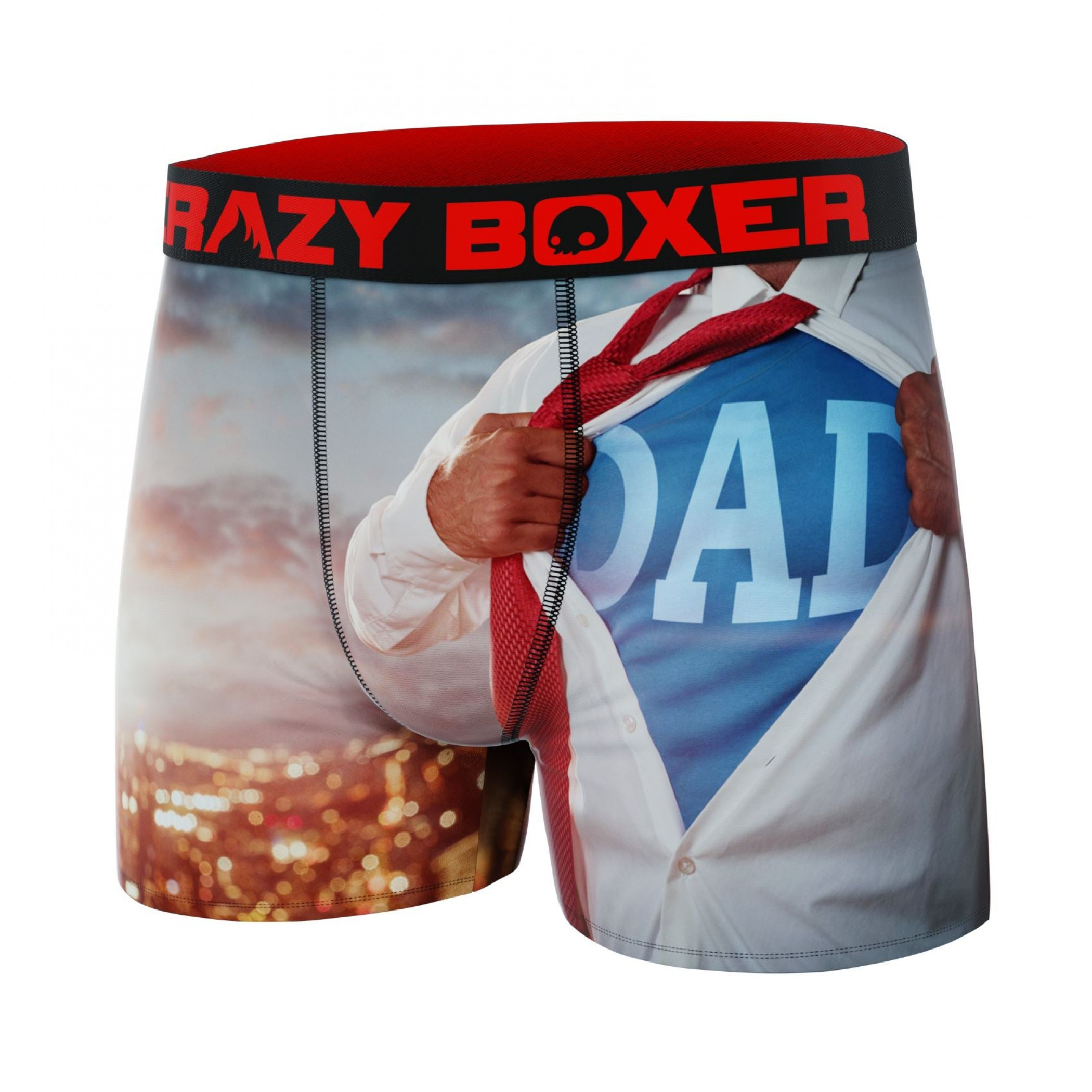 Crazy Boxer Super Dad Men's Boxer Briefs