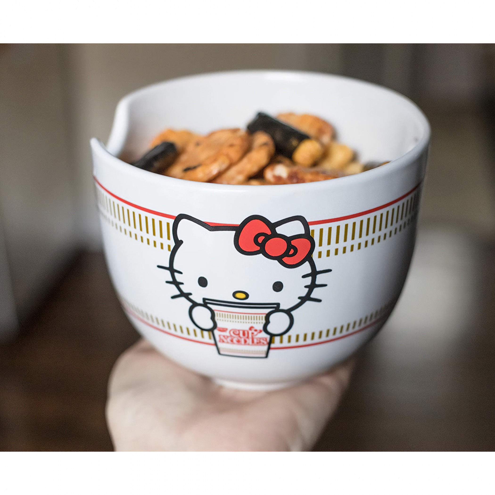 Hello Kitty x Nissin Cup Noodles Ramen Bowl with Chopsticks