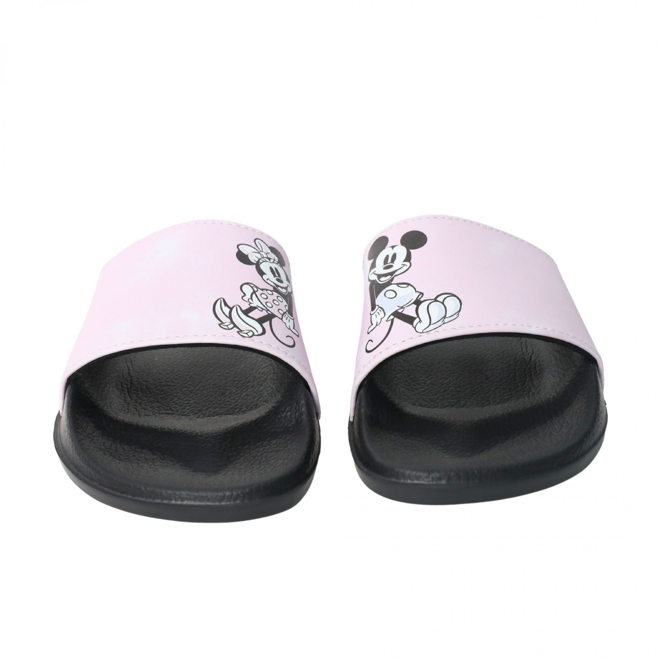 Minnie and Mickey Hanging Out Women's Flip Flop Slide Sandals