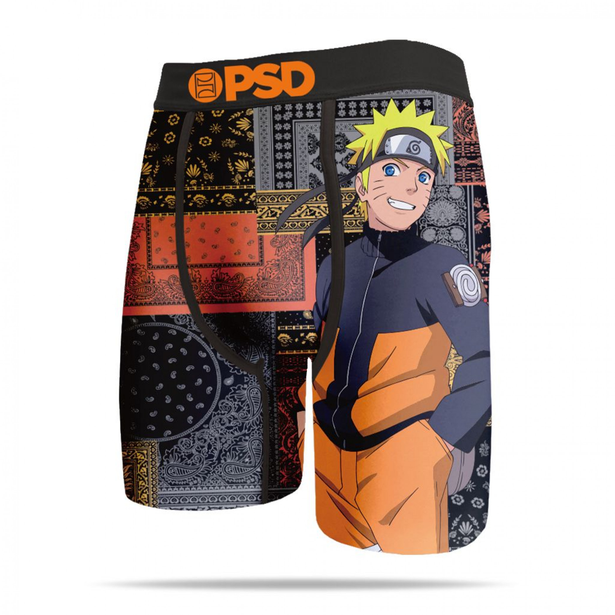 Naruto Shippuden Uzumaki Naruto Patches Men's Boxer Briefs