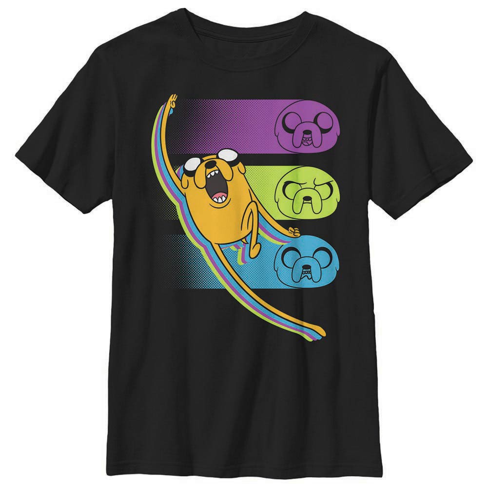 Adventure Time Jake Chop Black Youth T-Shirt