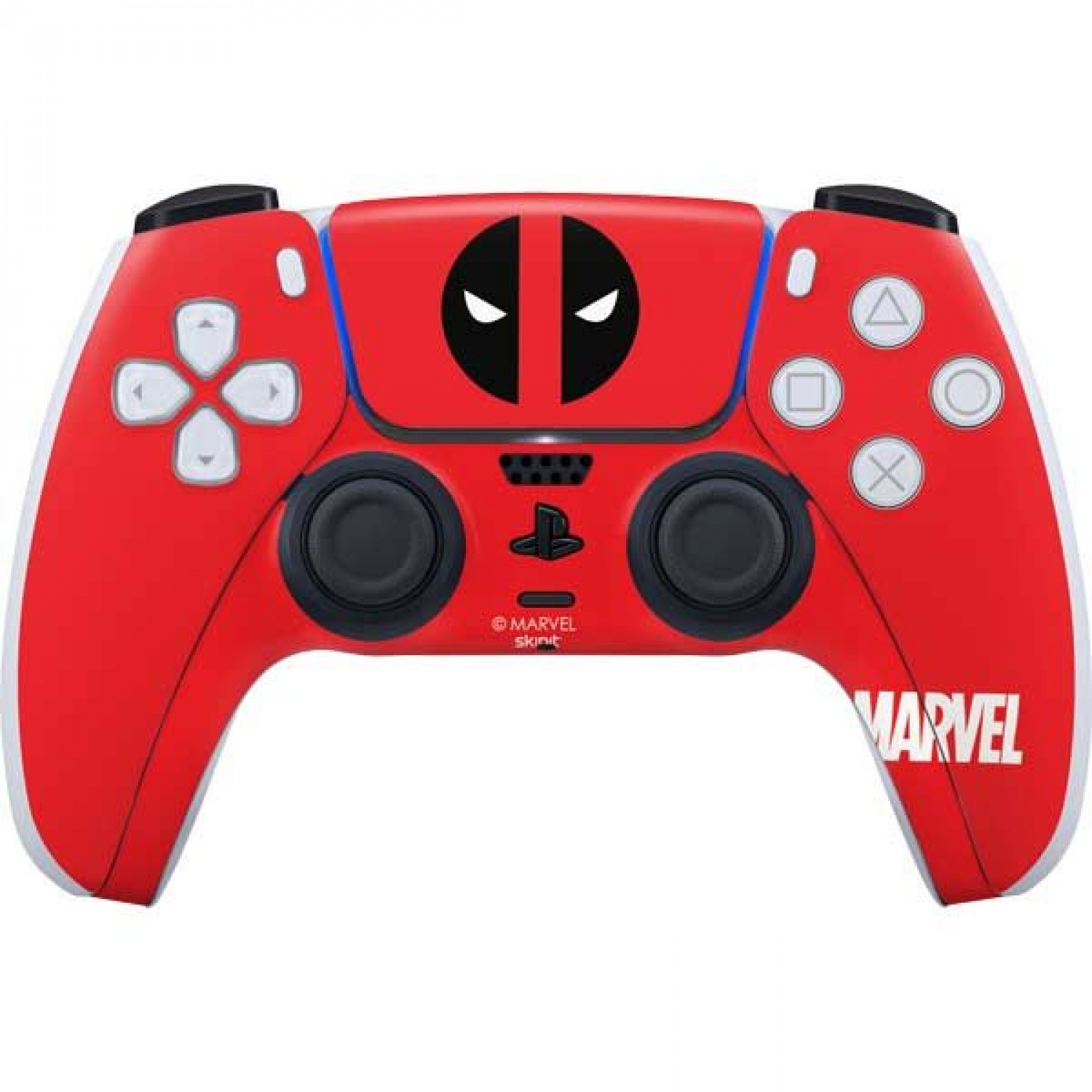 Deadpool Logo Red PS5 Controller Skin