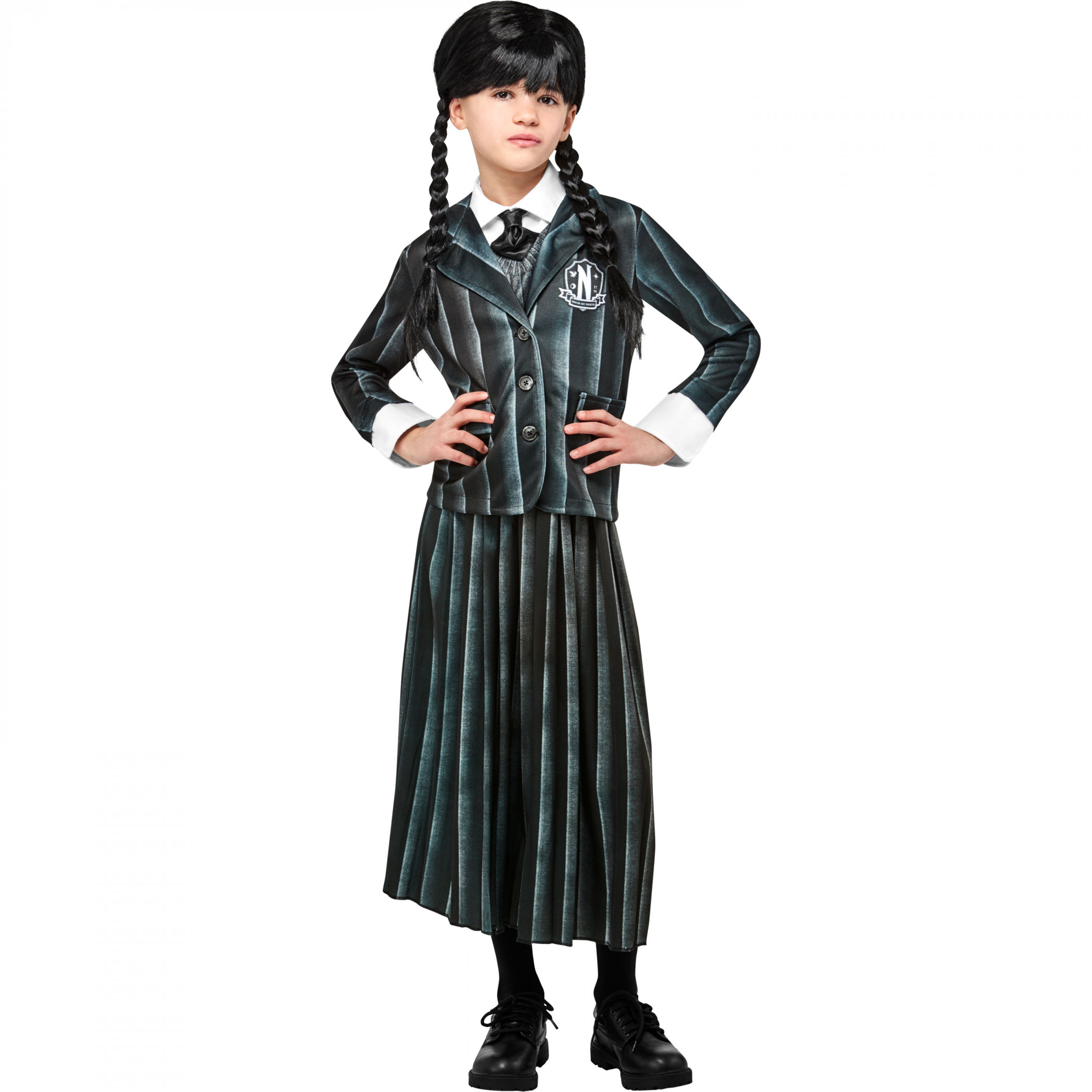 Wednesday Adams Nevermore Academy Girl's Costume