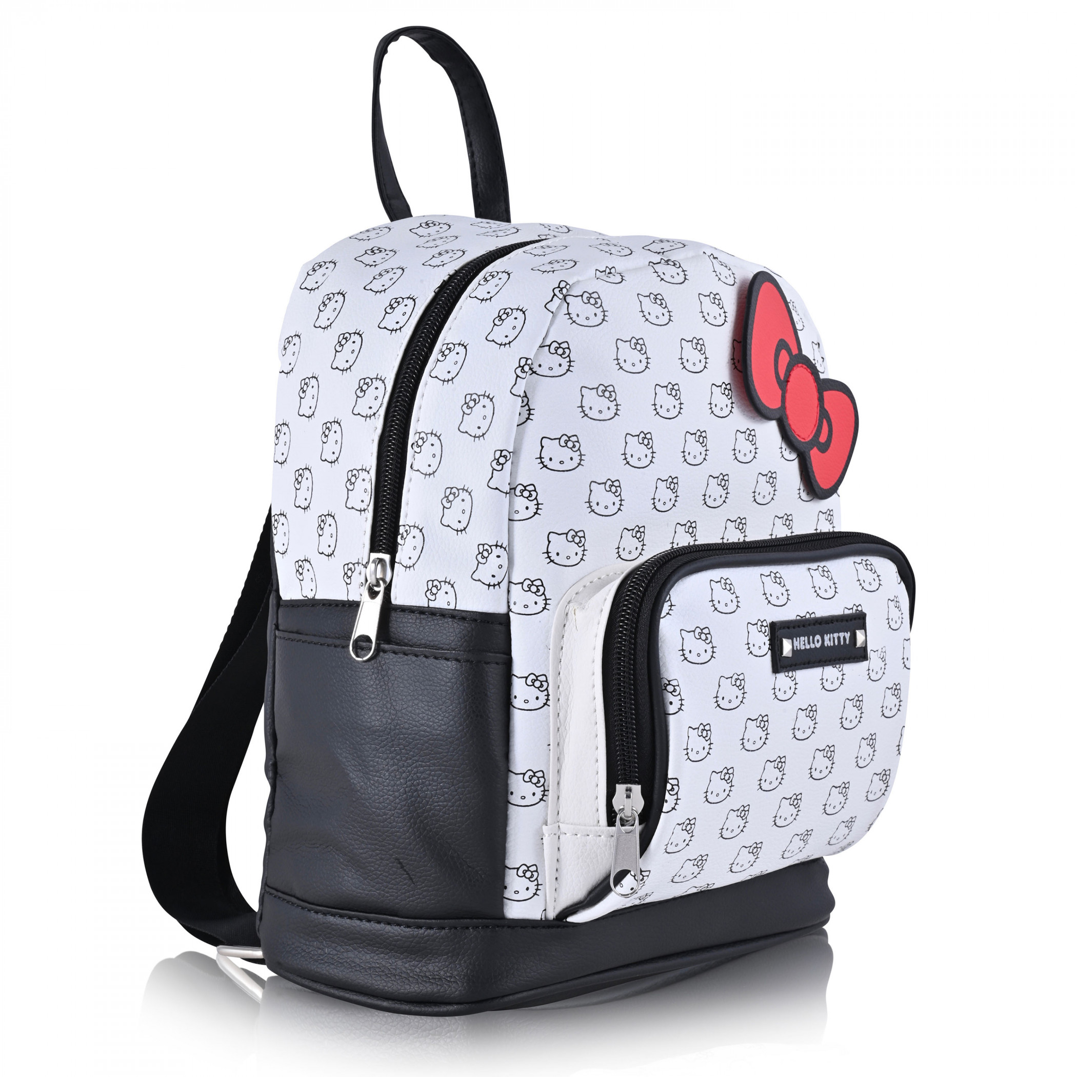 Hello Kitty Face Print 10' Mini Backpack with Bow
