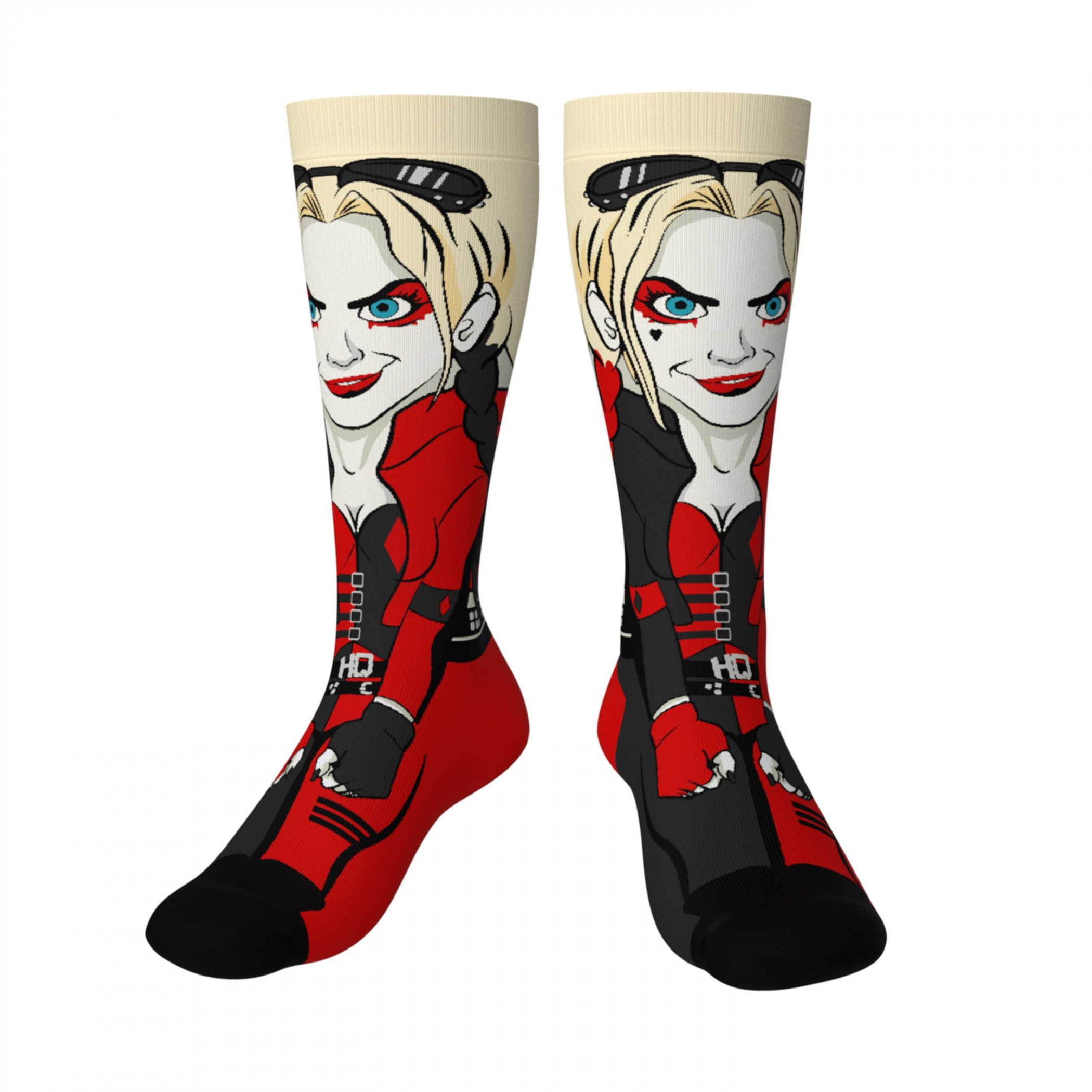 Harley Quinn Suicide Squad Crossover Crew Socks