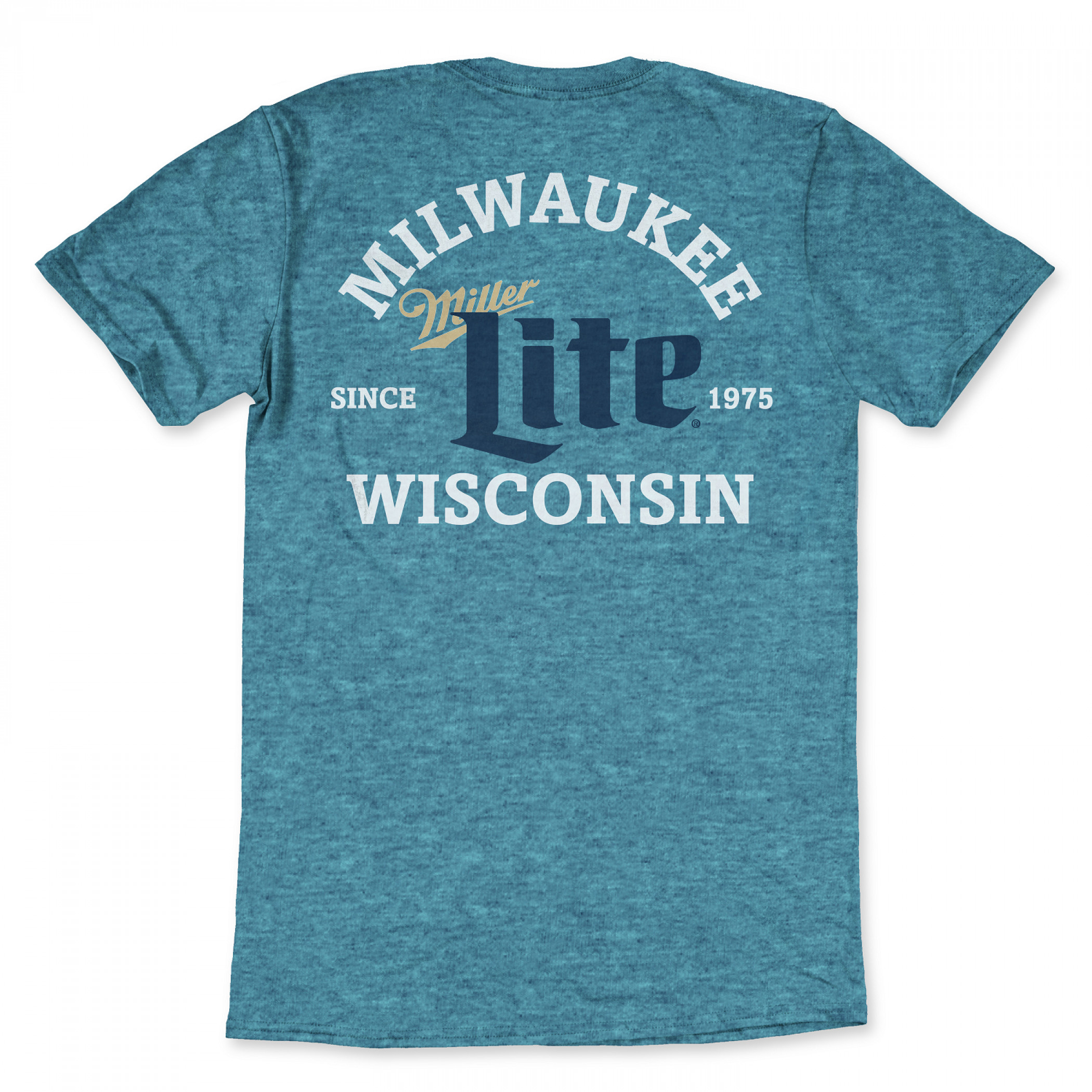 Miller Lite Milwaukee Wisconsin Blue T-Shirt