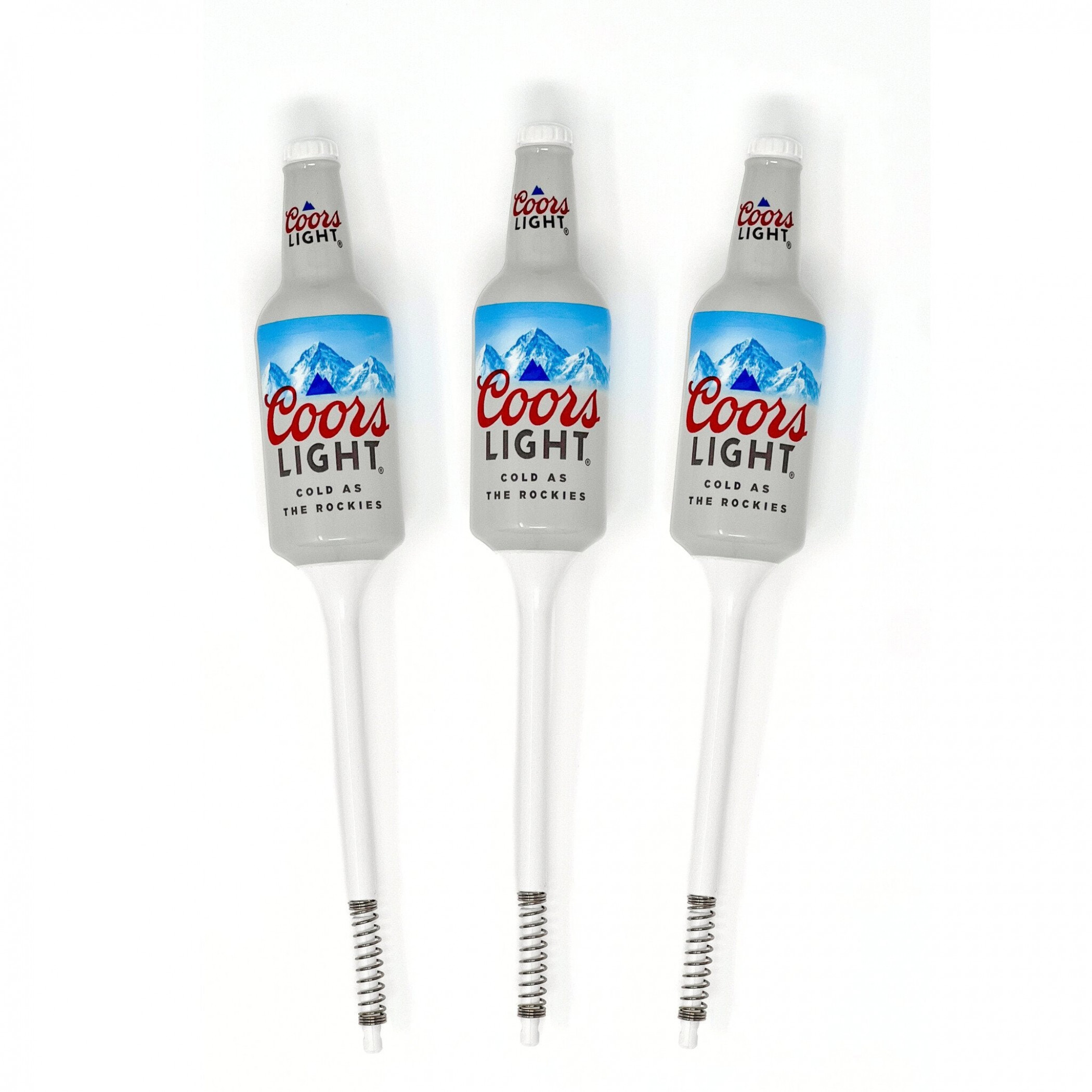 Coors Light Bottles Cold as The Rockies Bobbers for Fishing 3 Pack