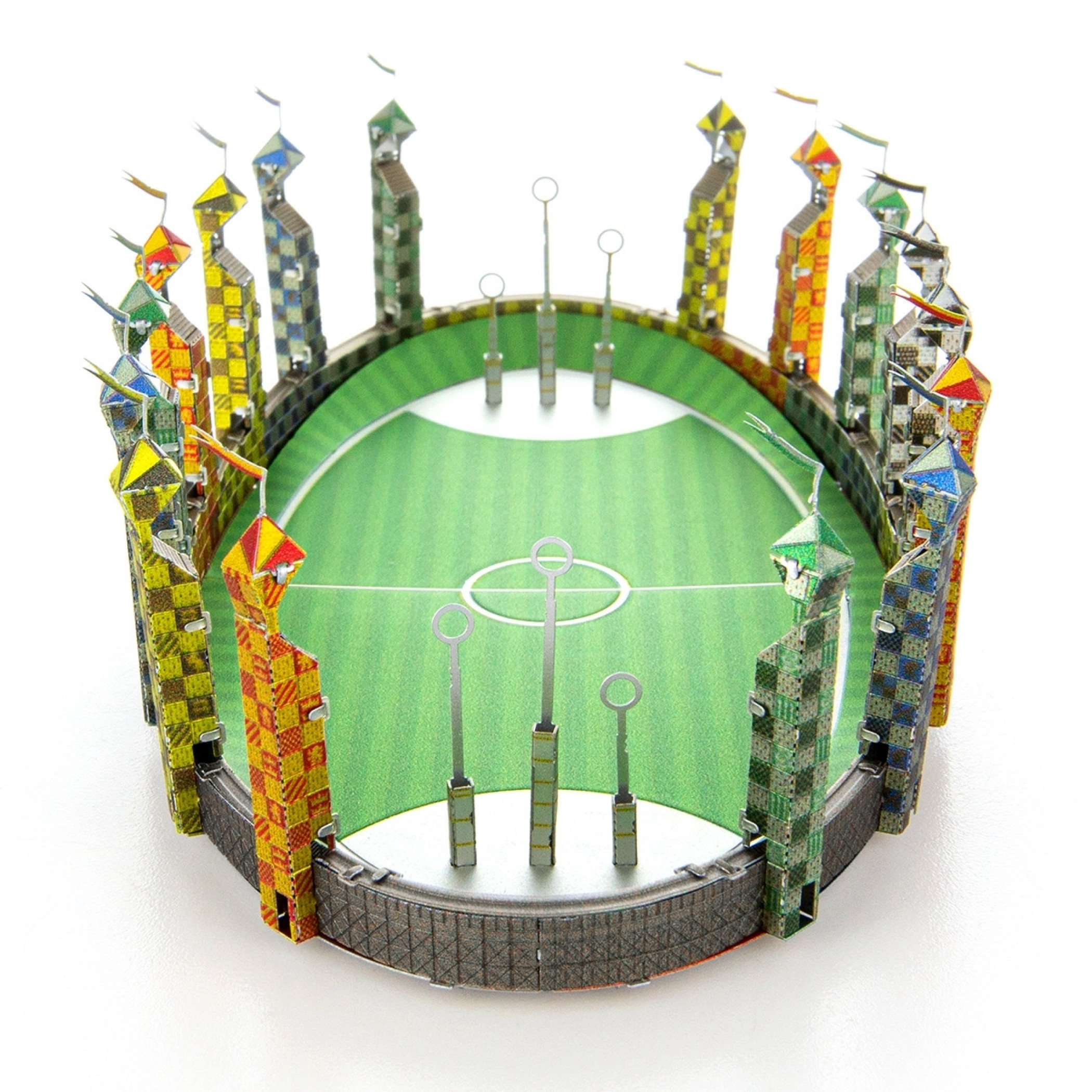 Harry Potter Quidditch Pitch Colored Metal Earth Model Kit
