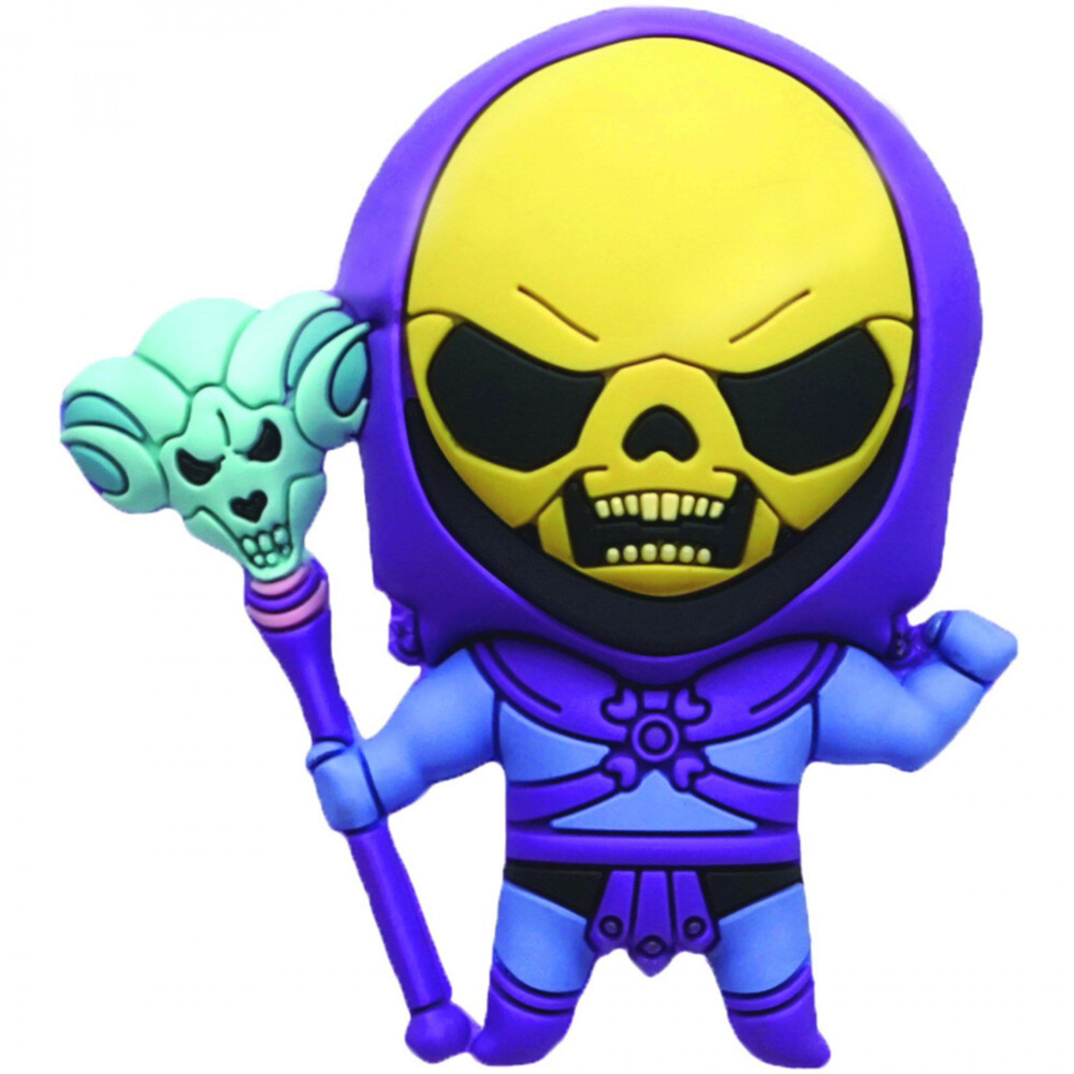 He-Man Masters of the Universe Skeletor Chibi Character 3D Foam Magnet
