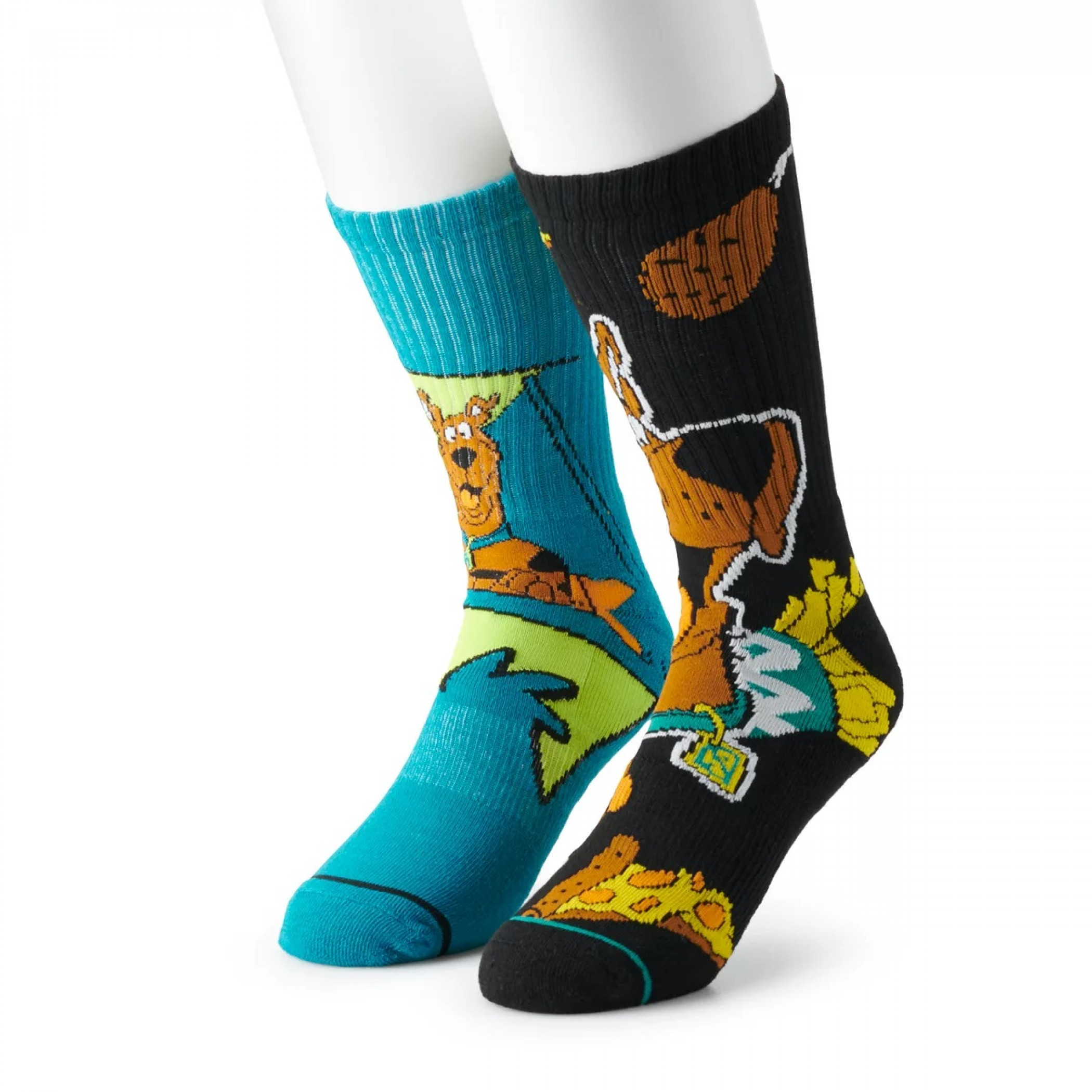 Scooby Doo Mystery Machine and Scooby Snacks 2-Pack Athletic Crew Socks