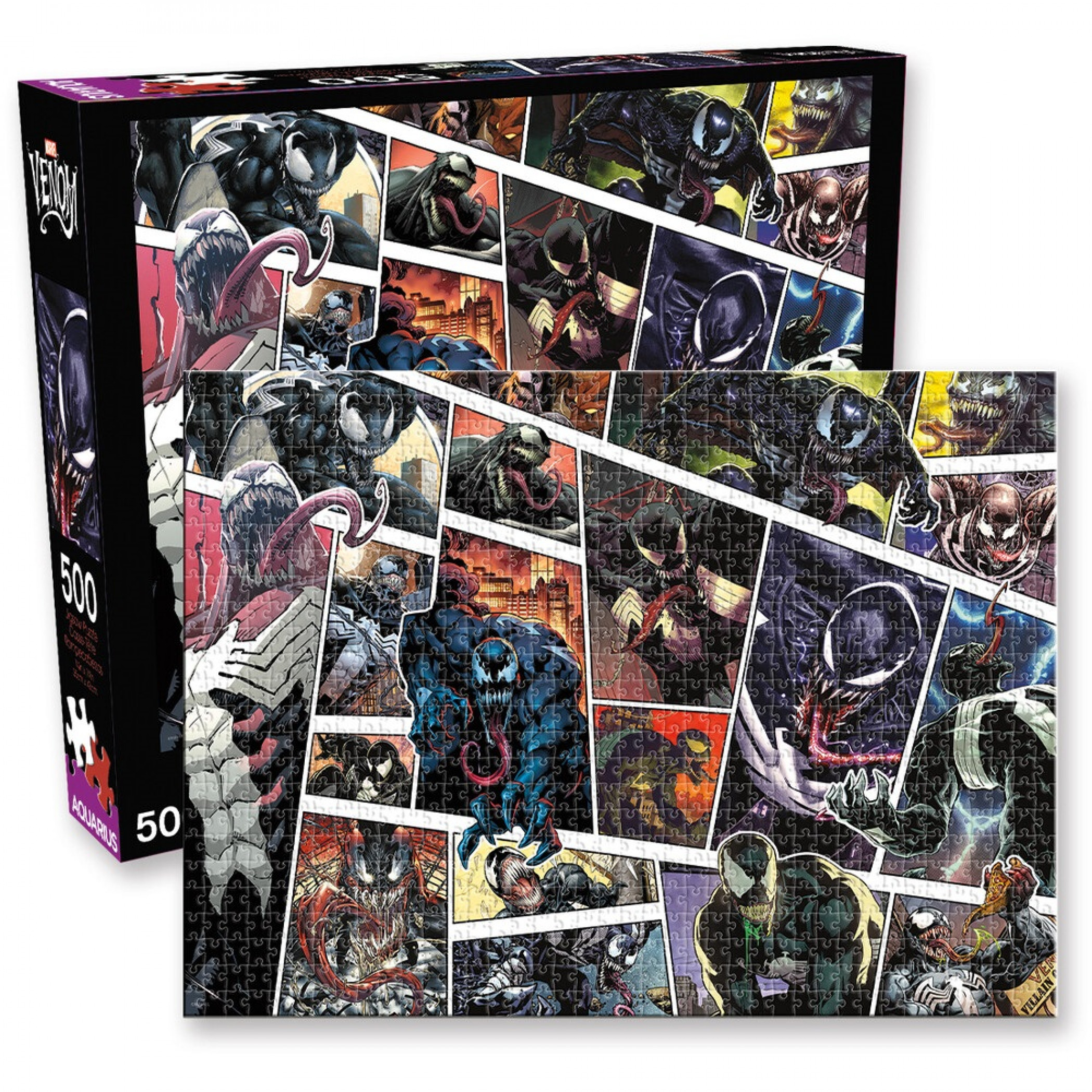 Marvel Comics Venom Comic Panels 500 Piece Puzzle