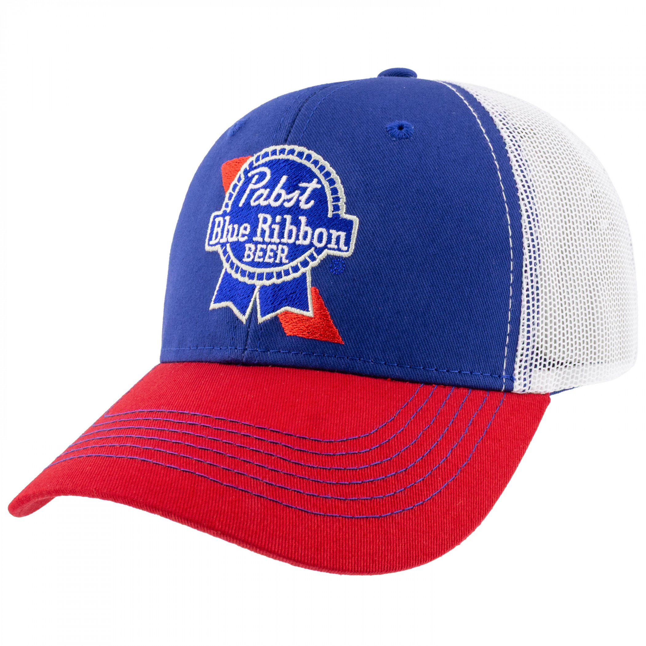 Pabst Blue Ribbon Embroidered Logo Hat - WearYourBeer