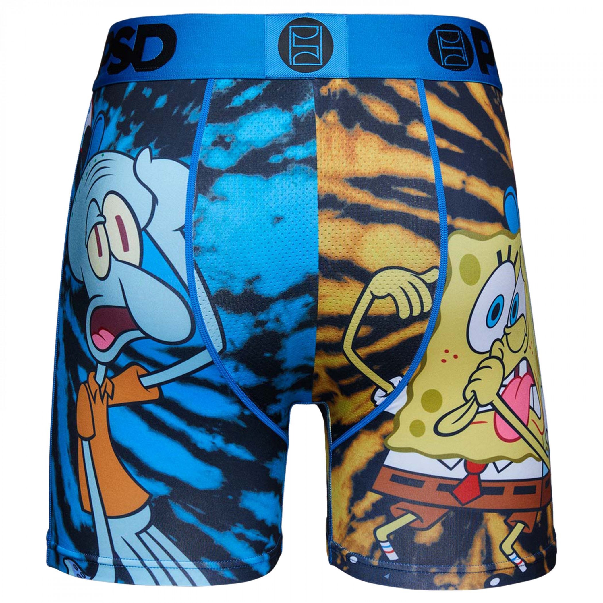 SpongeBob SquarePants Frienemies Tie Dye PSD Boxer Briefs