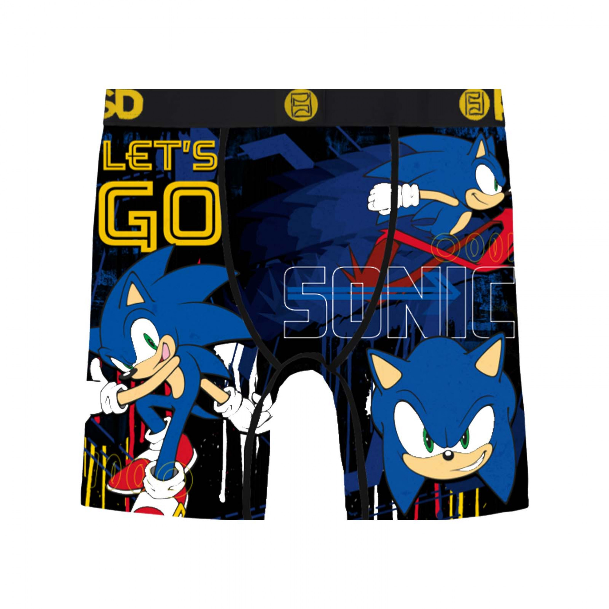 Sonic the Hedgehog Let's Go Youth PSD Boxer Briefs