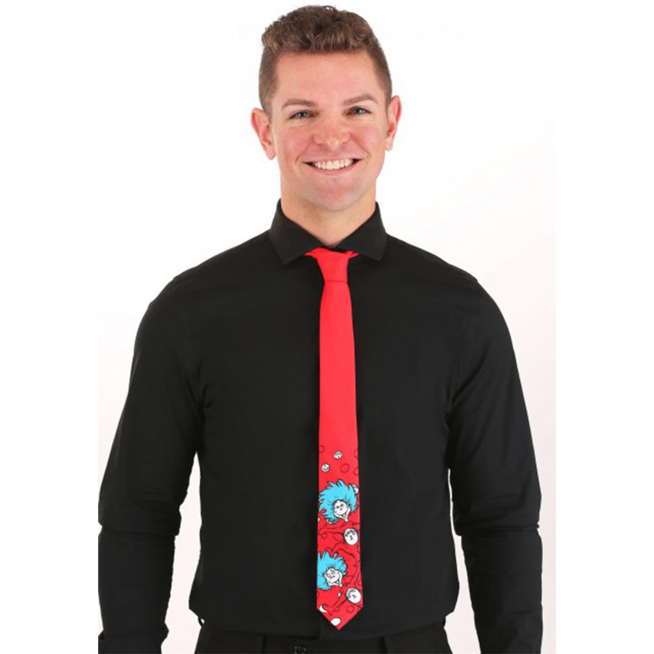 Dr. Seuss The Cat in the Hat Thing 1&2 Character Necktie
