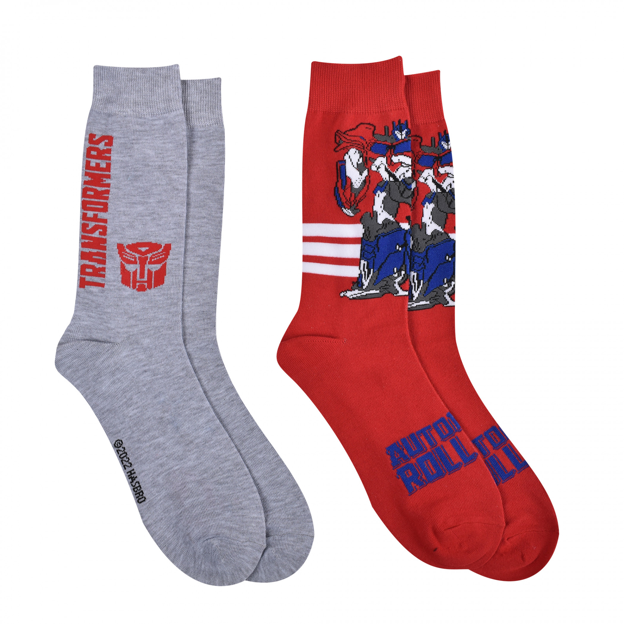 Transformers Roll Out Crew Socks 2-Pair Pack