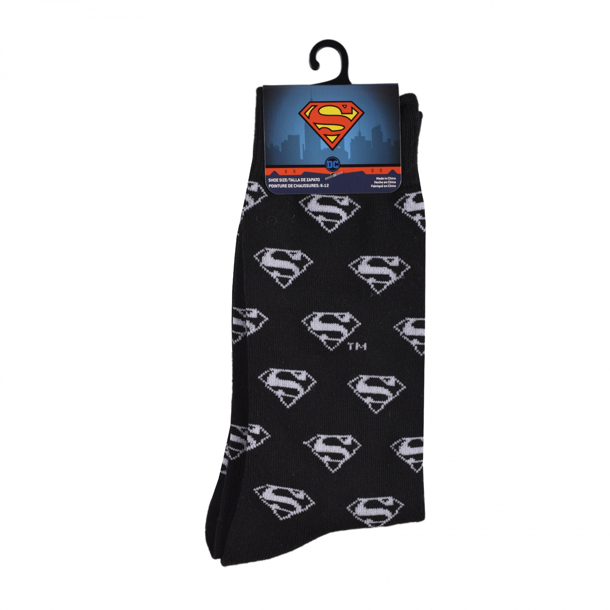 Superman Classic Logo Crew Socks