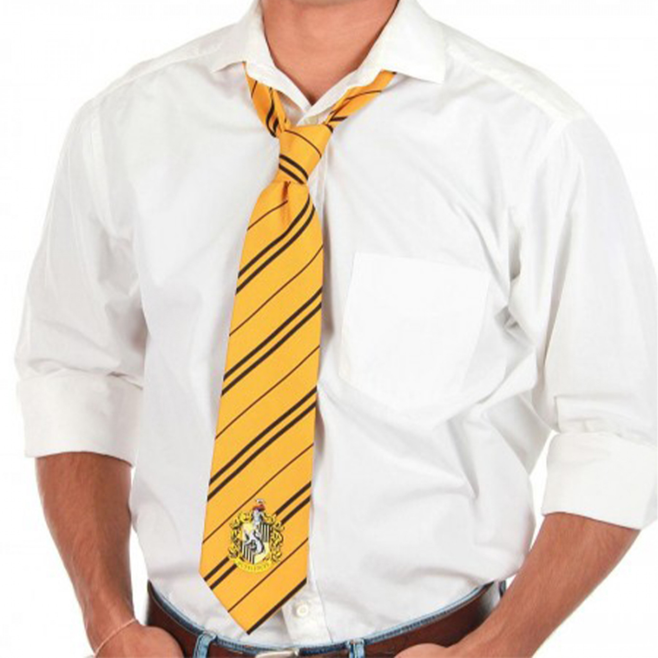 Harry Potter Hufflepuff House Crest Necktie