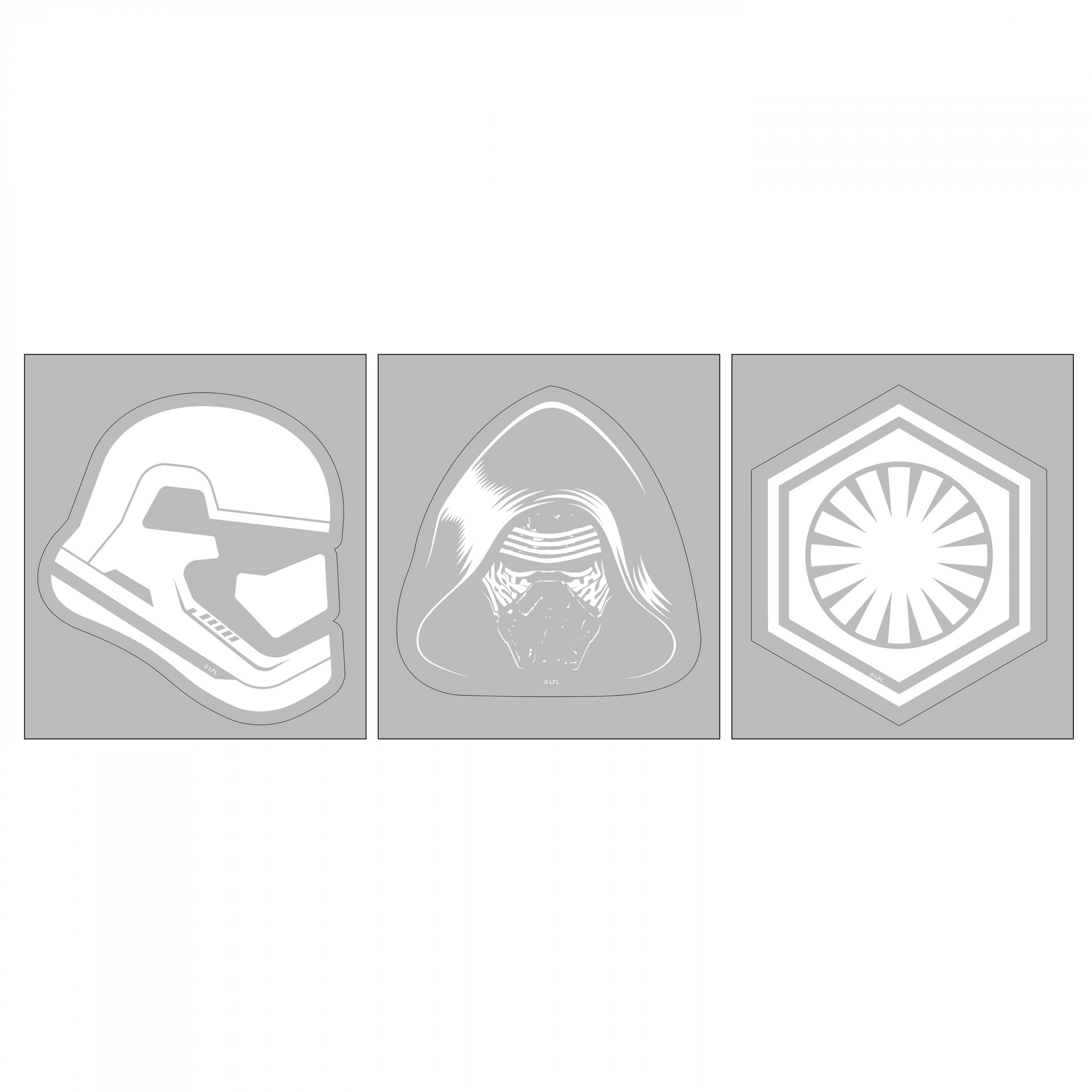 Star Wars the Empire 3-Piece Car Decal Kit