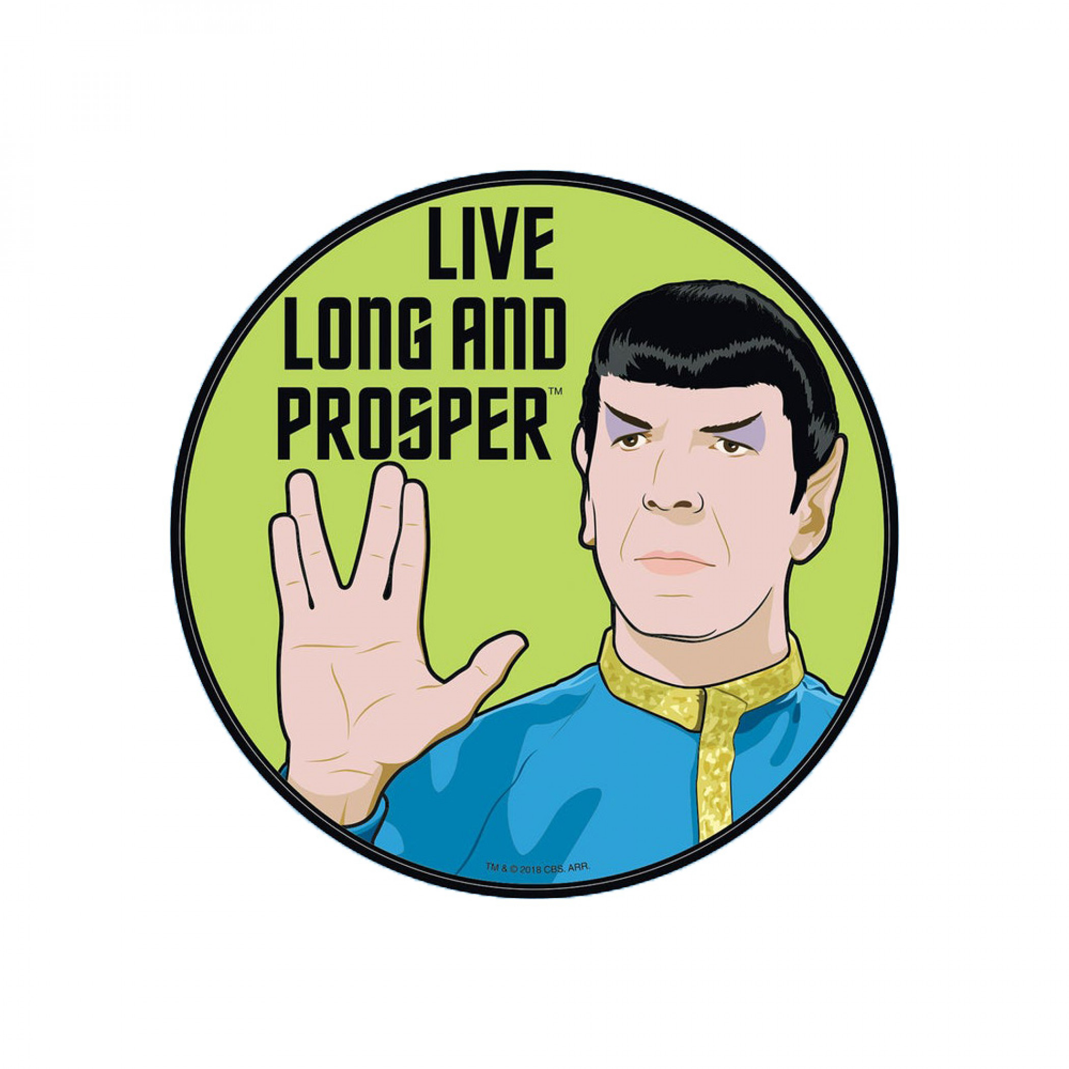 Star Trek Spock Live Long Prosper Sticker