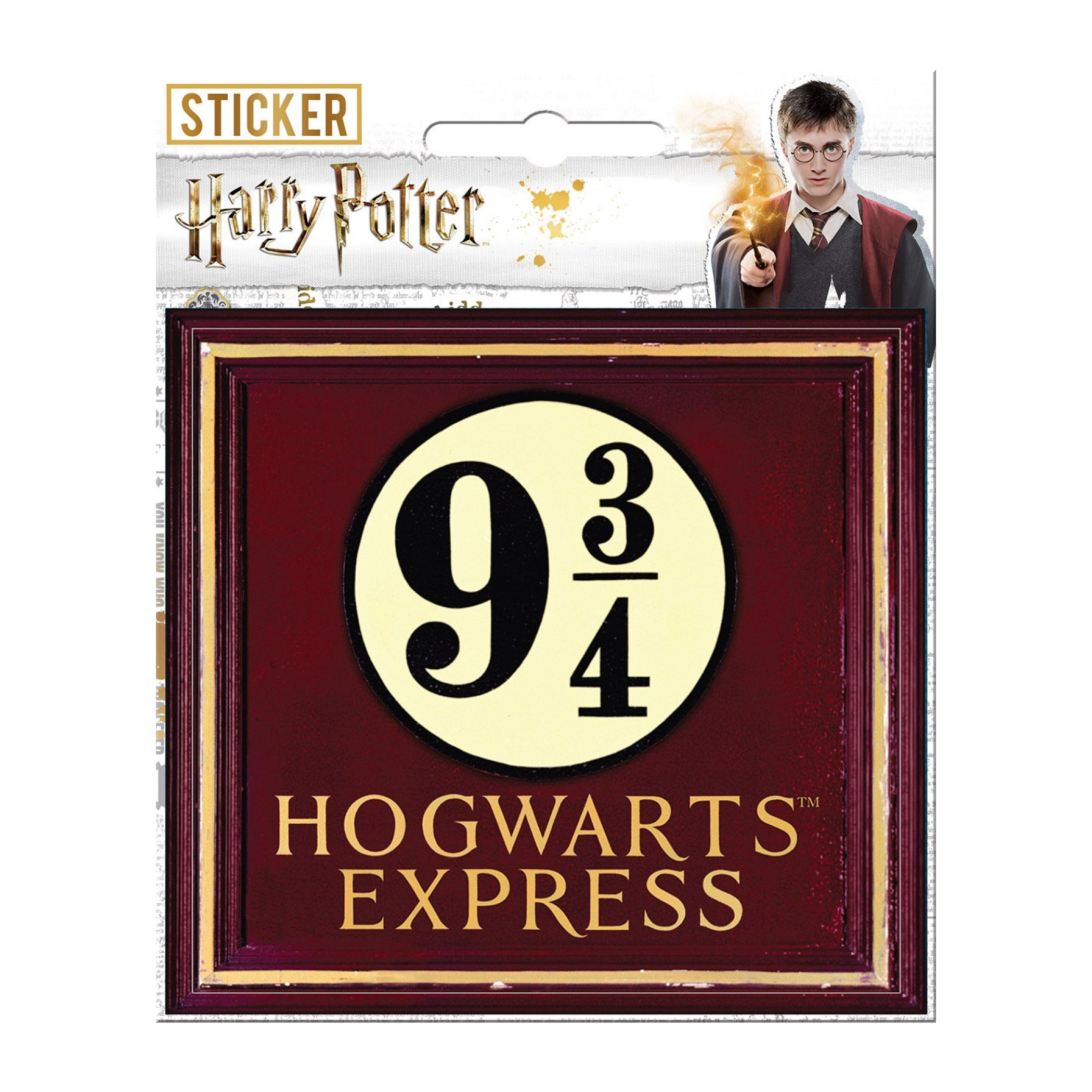 Harry Potter Hogwarts Express Platform 9 3/4 Sticker
